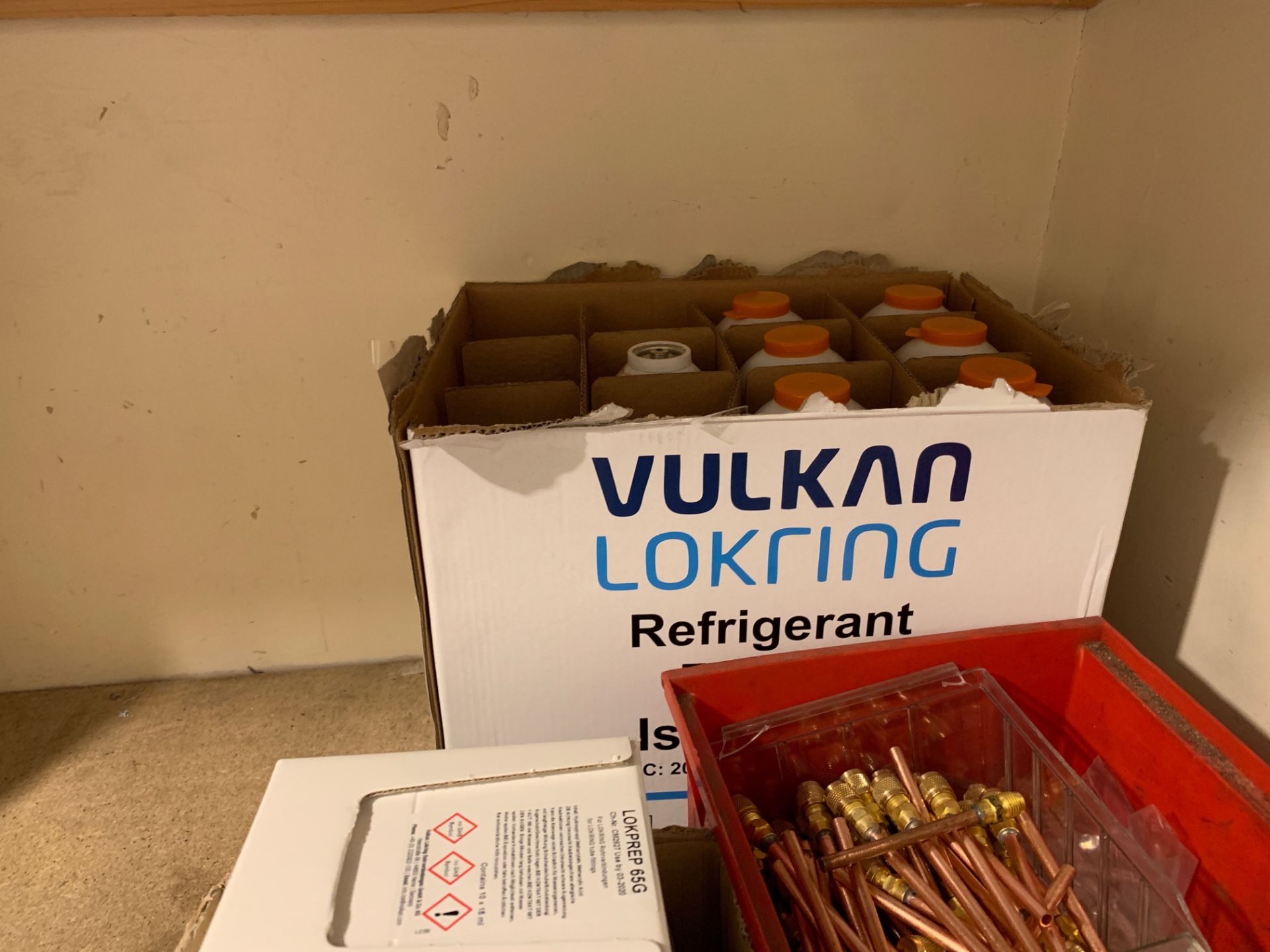 Quantity of Various Vulkan Refrigerant Lokrings