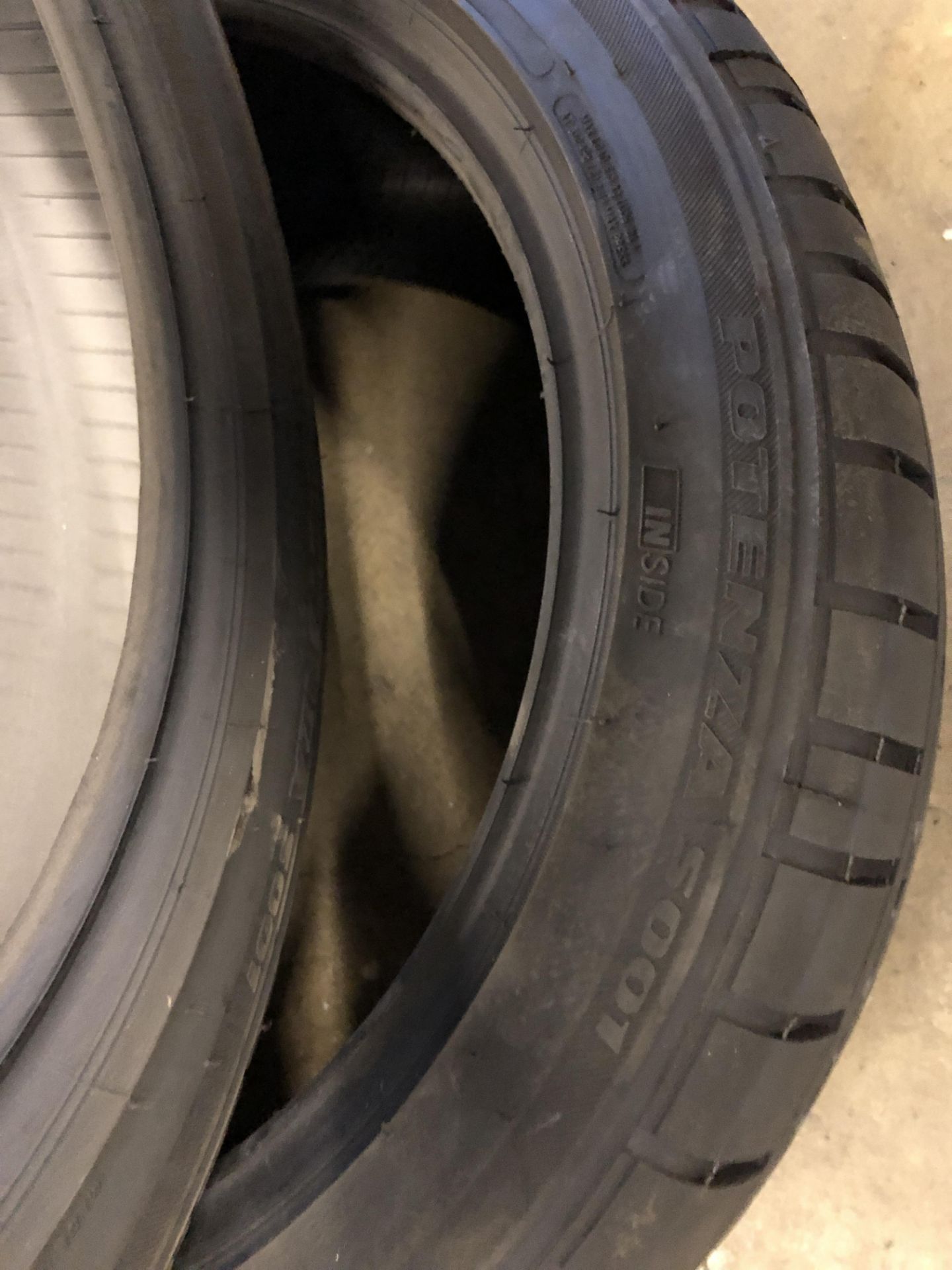 2: Bridgestone Potenza 225/45 R17 1Y Tyres (Please Note: Items located in Birmingham B6. - Image 6 of 7