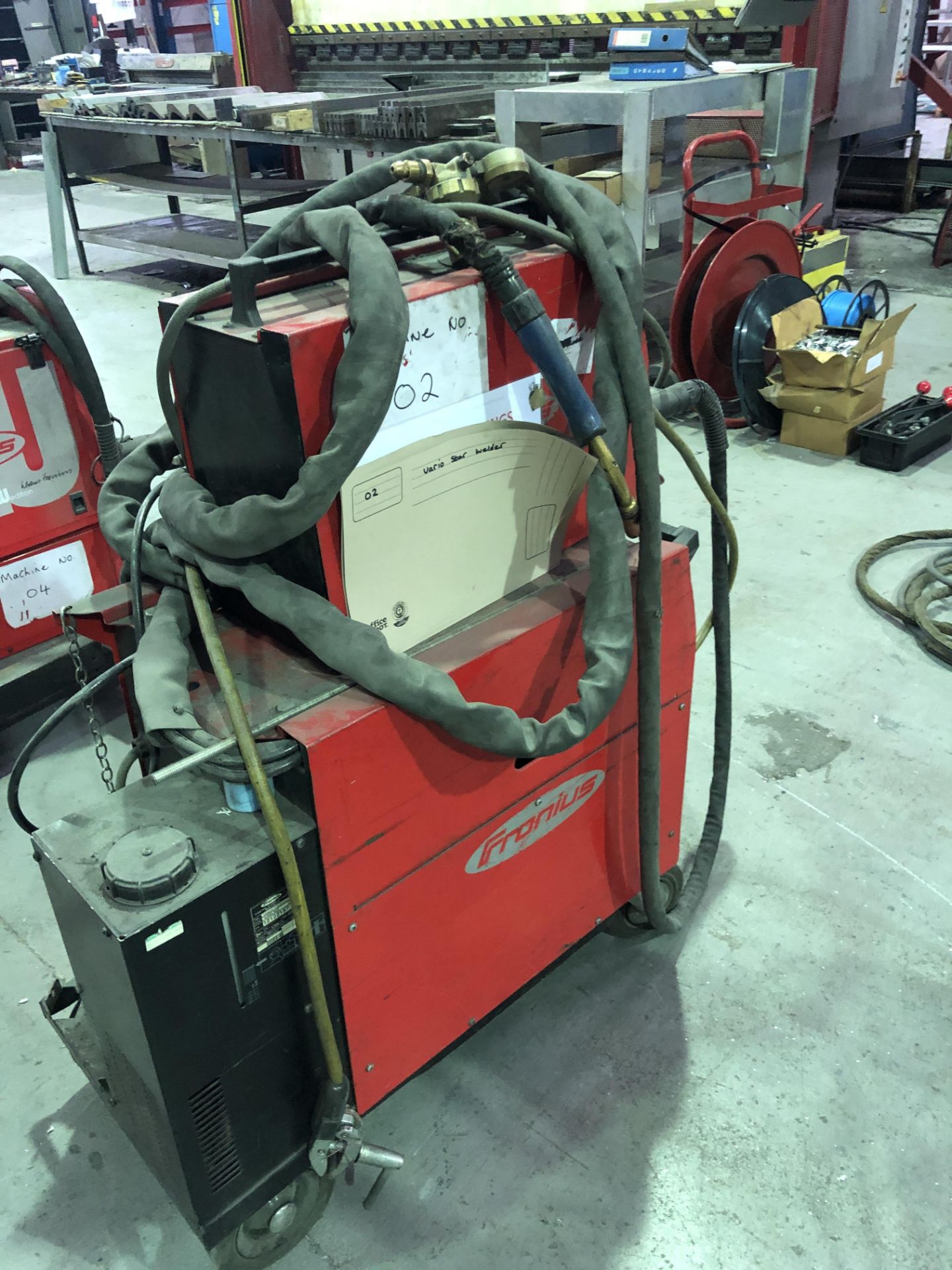 Fronius Mig Welder Vario Star 457-2 Serial No: 12061774 with Service Records (Please note: - Image 7 of 12