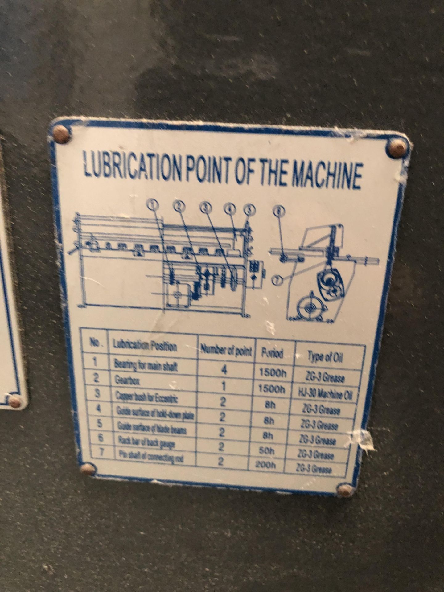 Truecut Model QH11D - 3.2 x 2500, Mechanical Shearing Machine, Cutting Thickness 3.2mm x Cutting - Image 11 of 12