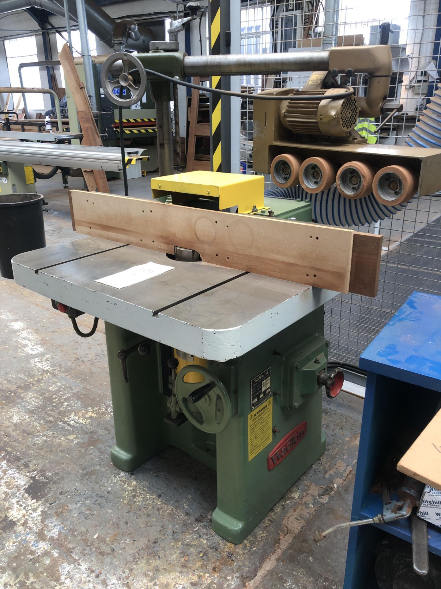 Wadkin Spindle Moulder No: T5184 Serial No: EQ3082 3phase(Please note: Item needs electrical - Image 9 of 15