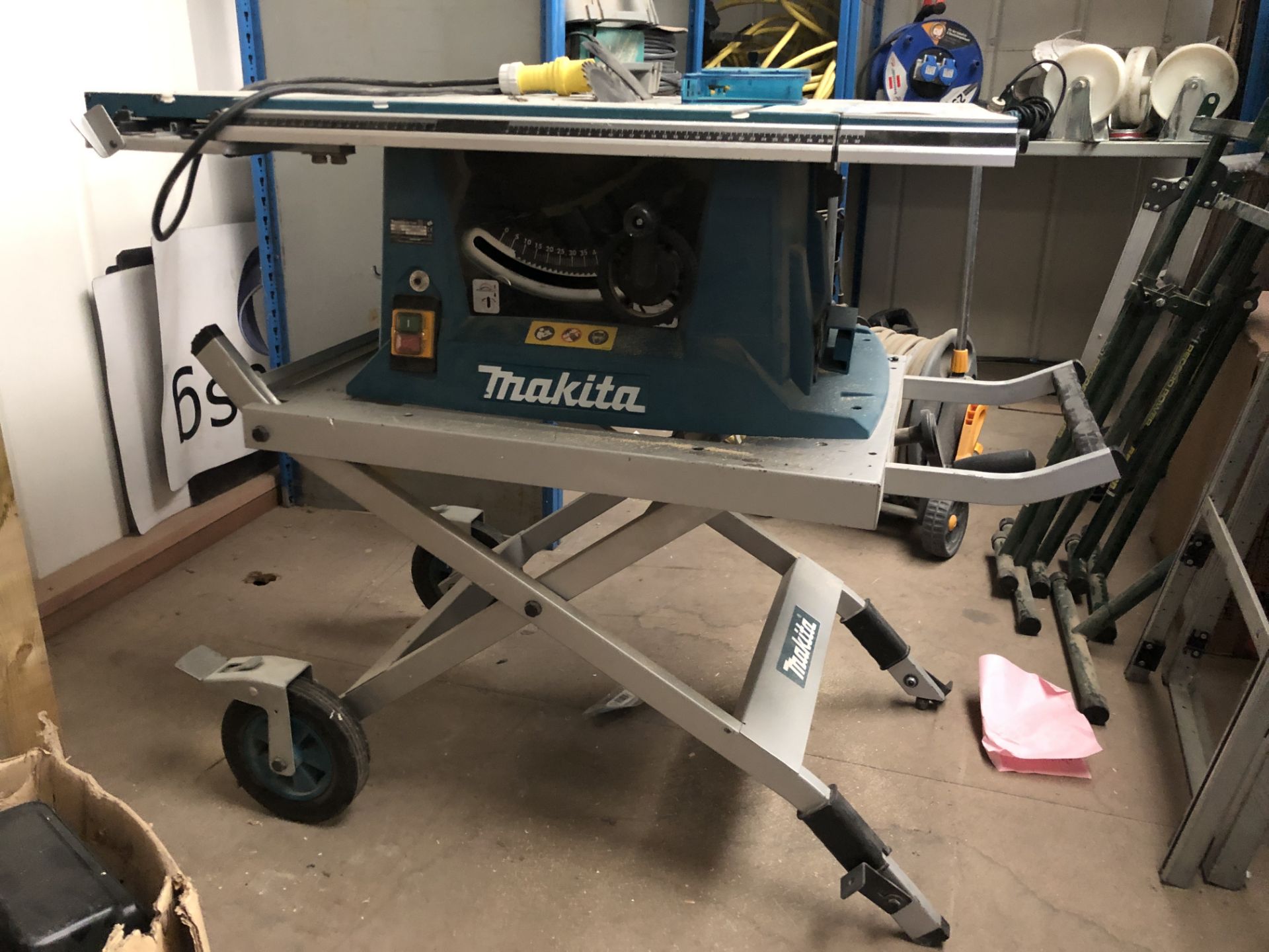 Matika Mobile Table Inclinable Saw MLT100 (2010) 110v Serial No: 30339 (Please Note: Collection by - Image 5 of 10