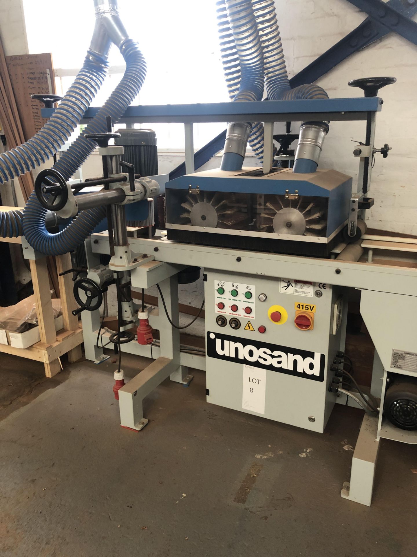 Unosand Model SL/300/55 Sanding Machine Serial No: H3074 (11/2016) 3phase(Please note: Item needs - Image 13 of 16