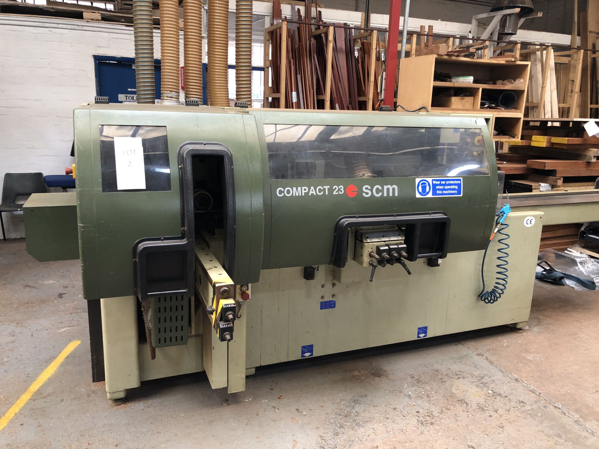 SCM Compact 23 four Sided Planer / Moulder Serial No: AB112396 (1997) 3phase (Please note: Item - Image 2 of 28