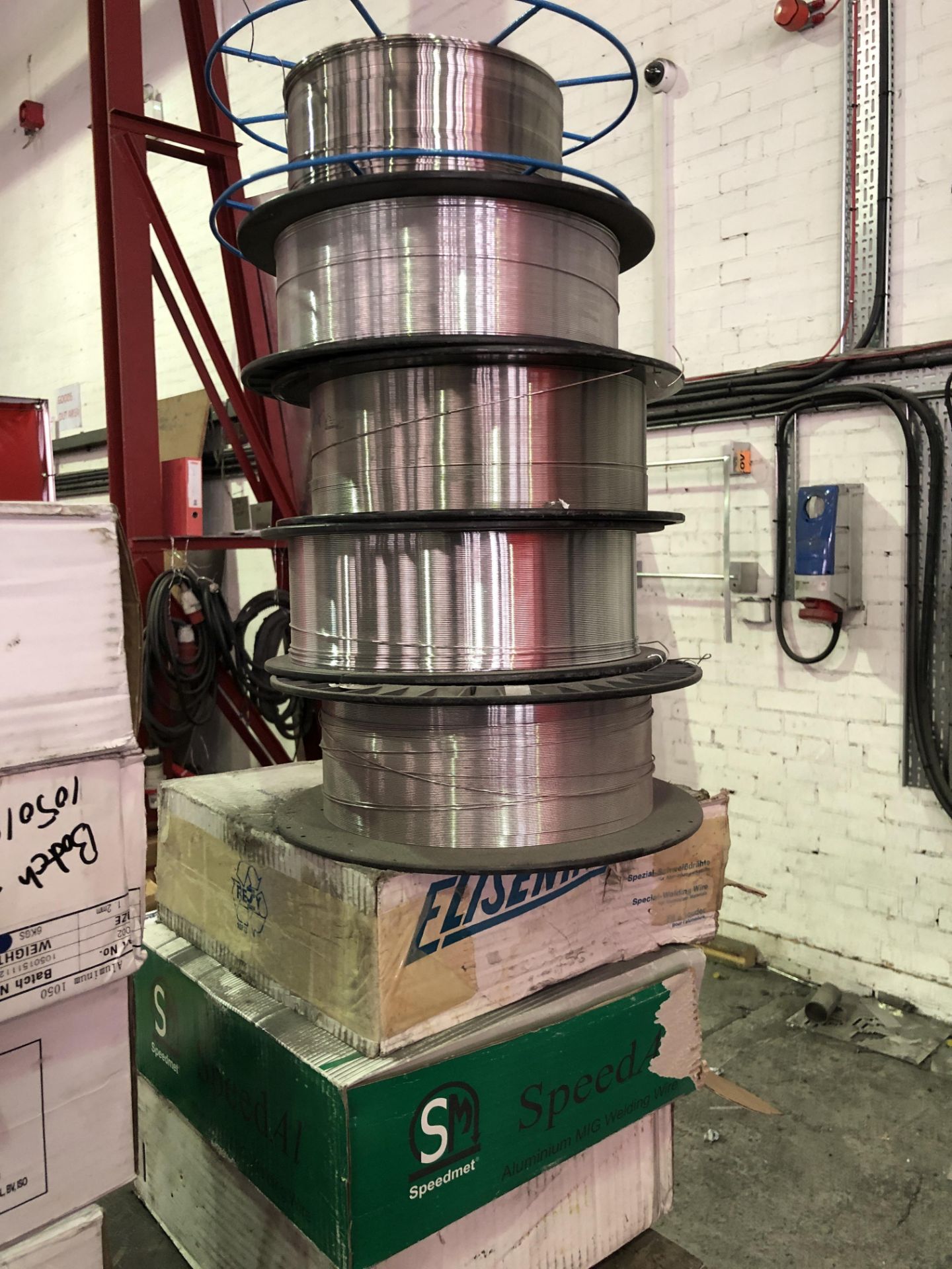 Approx 17 Aluminum & Mixed Steel Welding Wire Rolls (Please note: Collection by appointment - Image 8 of 10