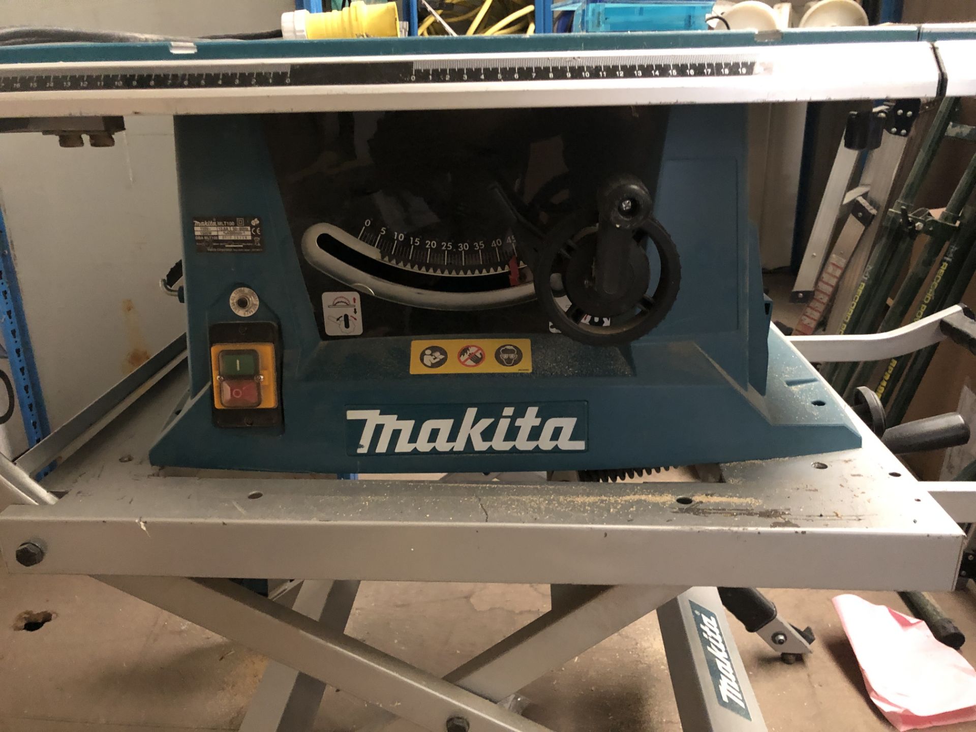 Matika Mobile Table Inclinable Saw MLT100 (2010) 110v Serial No: 30339 (Please Note: Collection by - Image 3 of 10