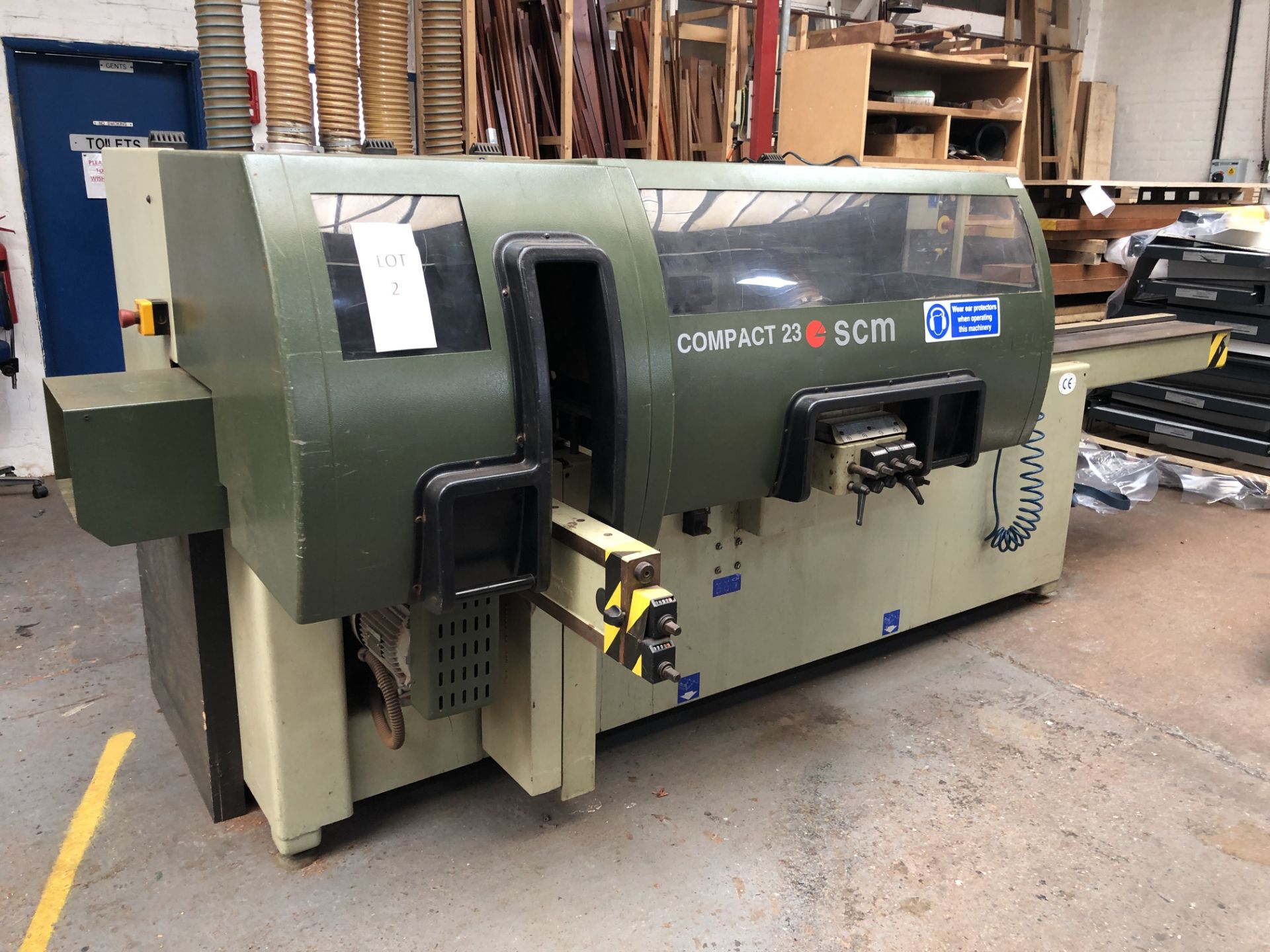 SCM Compact 23 four Sided Planer / Moulder Serial No: AB112396 (1997) 3phase (Please note: Item