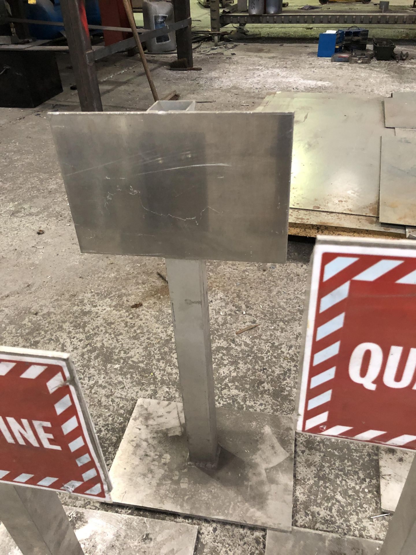 Five Various Fabricated Sign Posts (Please note: Collection by appointment Wednesday 27th or - Image 6 of 9