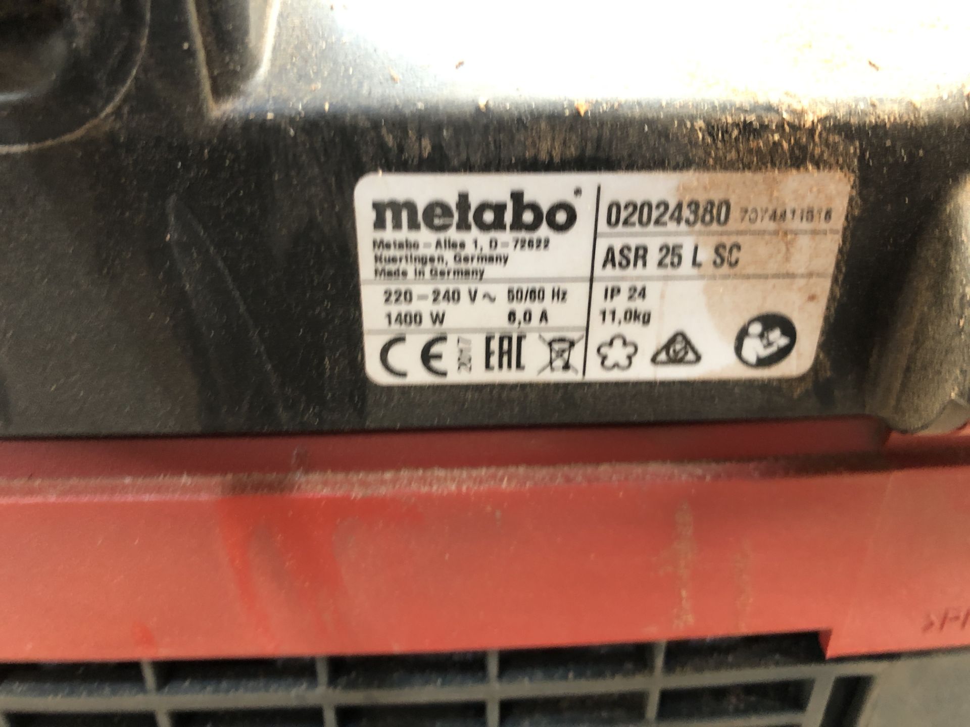 Metabo ASR25L SC Multi Dust Extraction Unit (Please note: Collection by appointment Wednesday 27th - Image 5 of 5