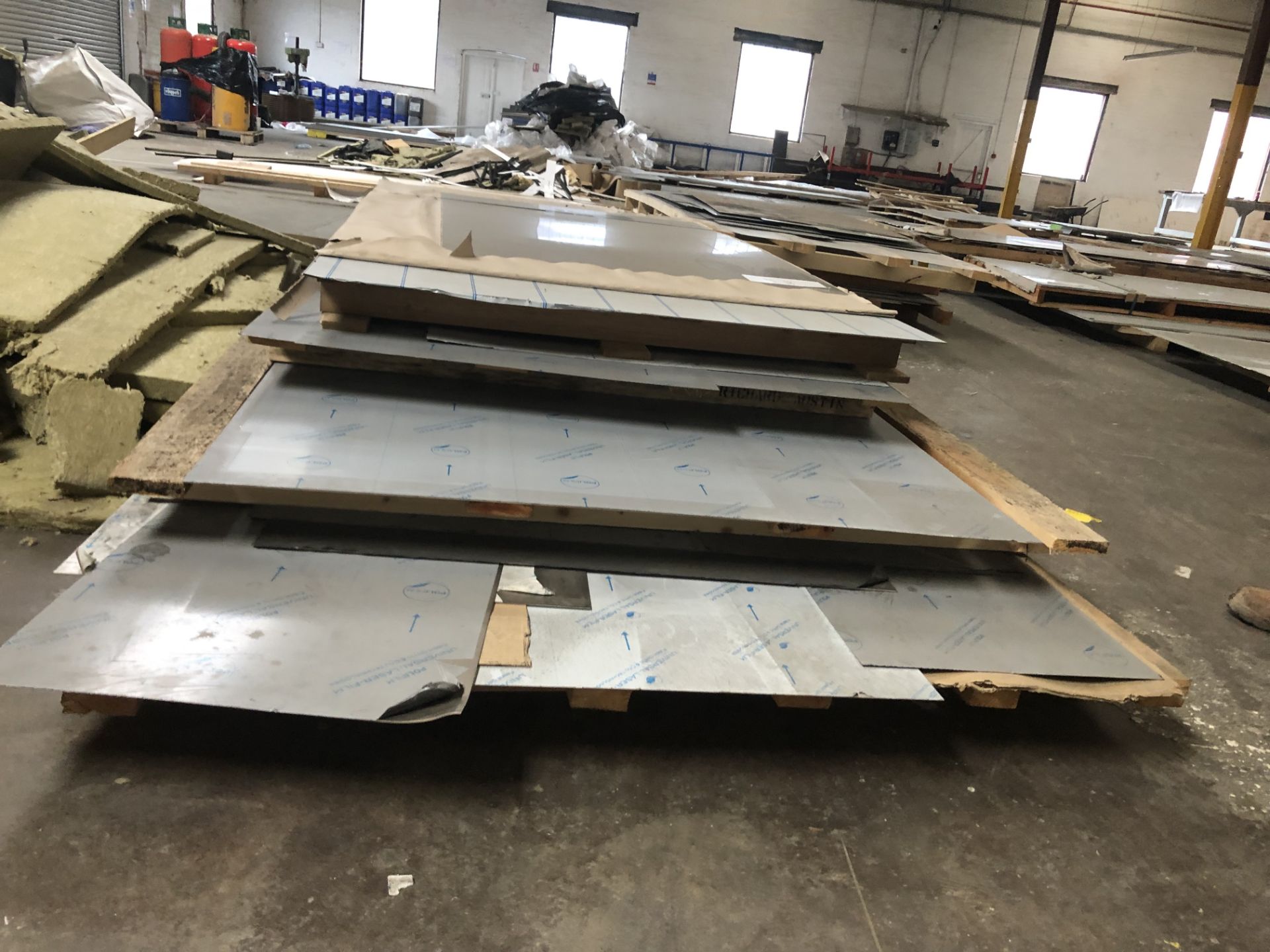 Pallet of Various Stainless Steel Sheets (Please note: Collection by appointment Wednesday 27th or - Image 2 of 3