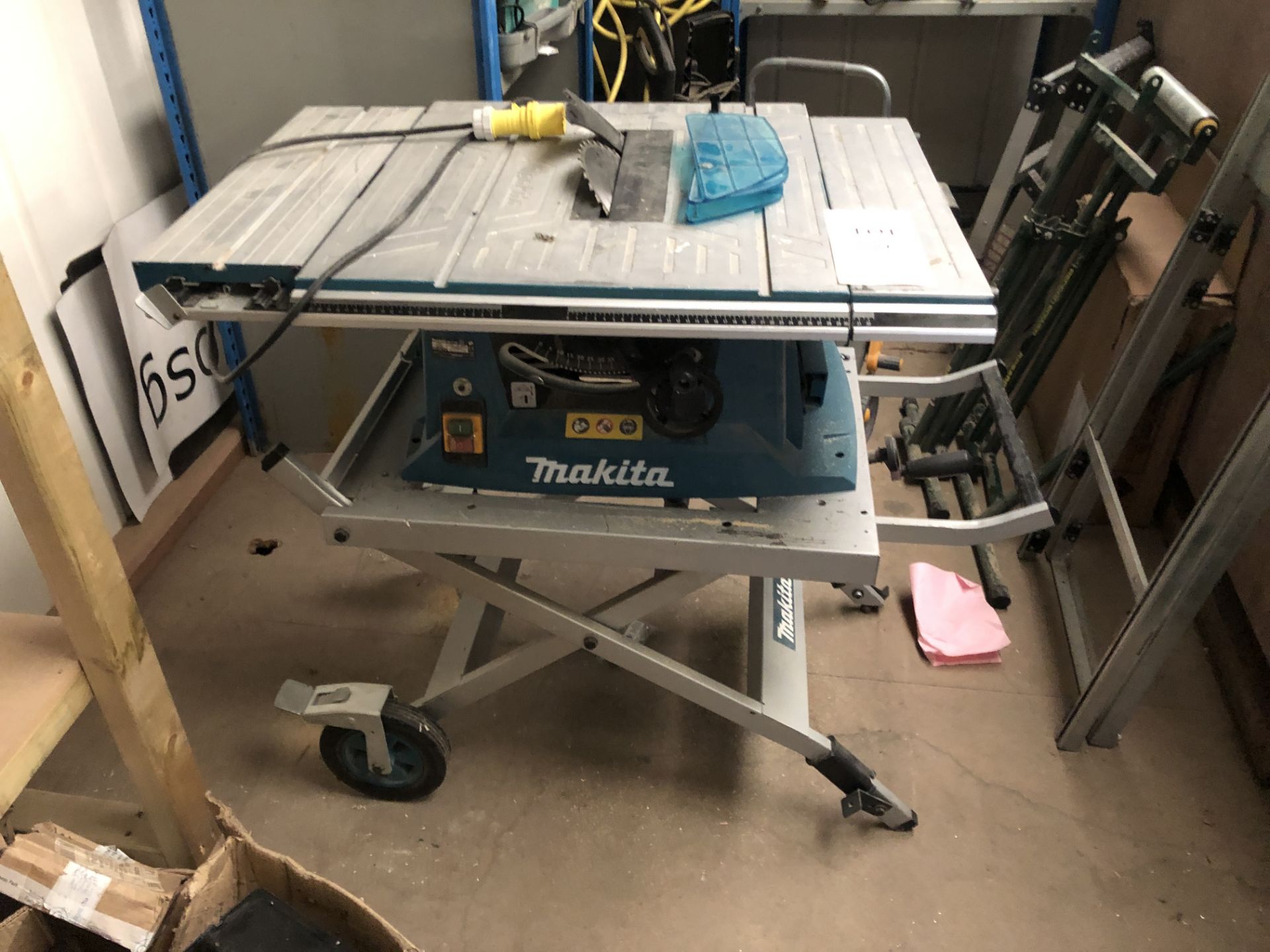 Matika Mobile Table Inclinable Saw MLT100 (2010) 110v Serial No: 30339 (Please Note: Collection by - Image 2 of 10