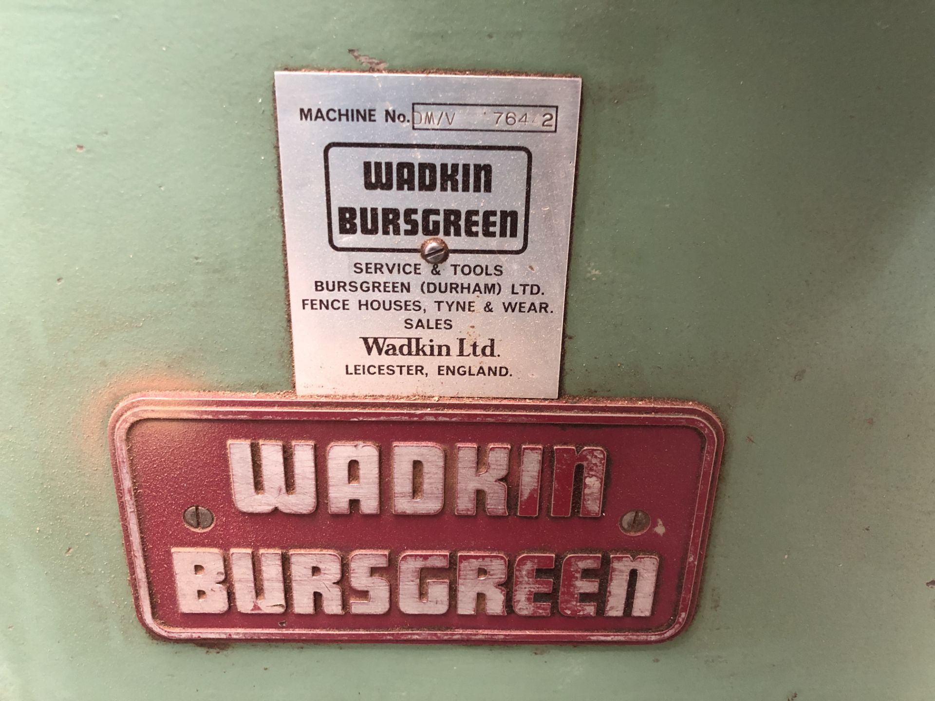 Wadkin Bursgreen U22/18 Chisel Morticer Serial No: 76442 3phase(Please note: Item needs electrical - Image 12 of 13