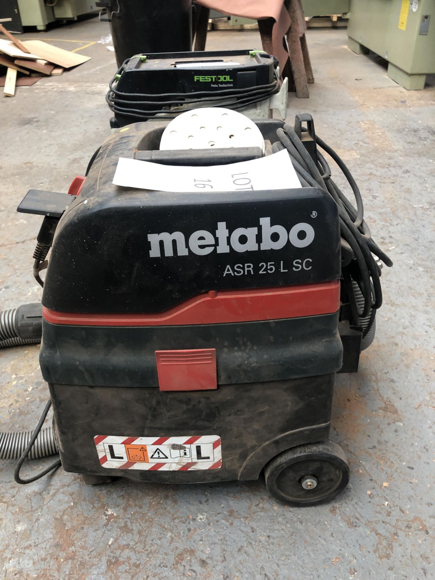 Metabo ETSES 15/5EQ Multi Dust Extraction Unit complete with Festool ets 150/5 EQ Orbital Sander ( - Image 3 of 9