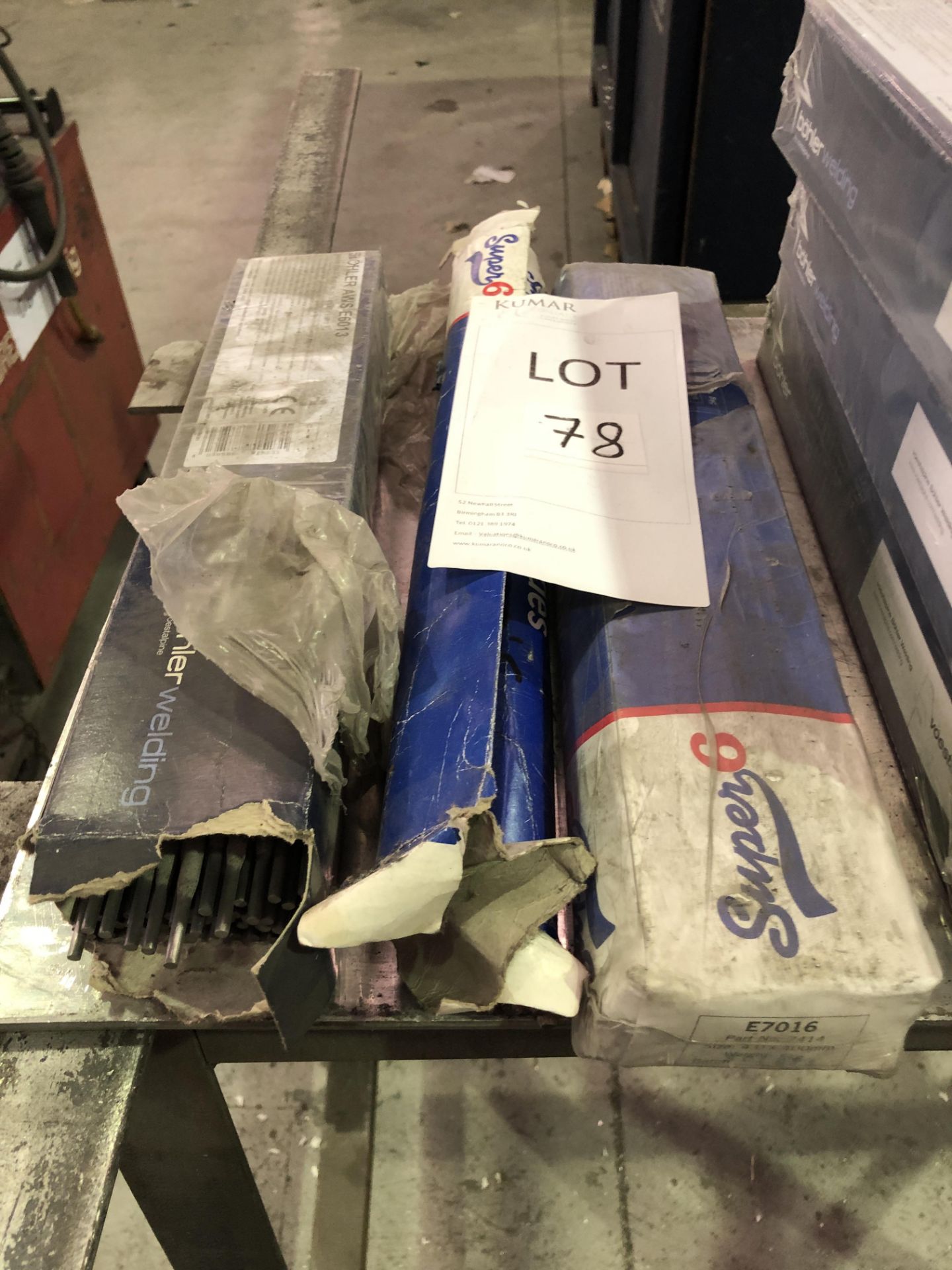 Approx 10: AWSE316L Welding Rod Packs (Please note: Collection by appointment Wednesday 27th or