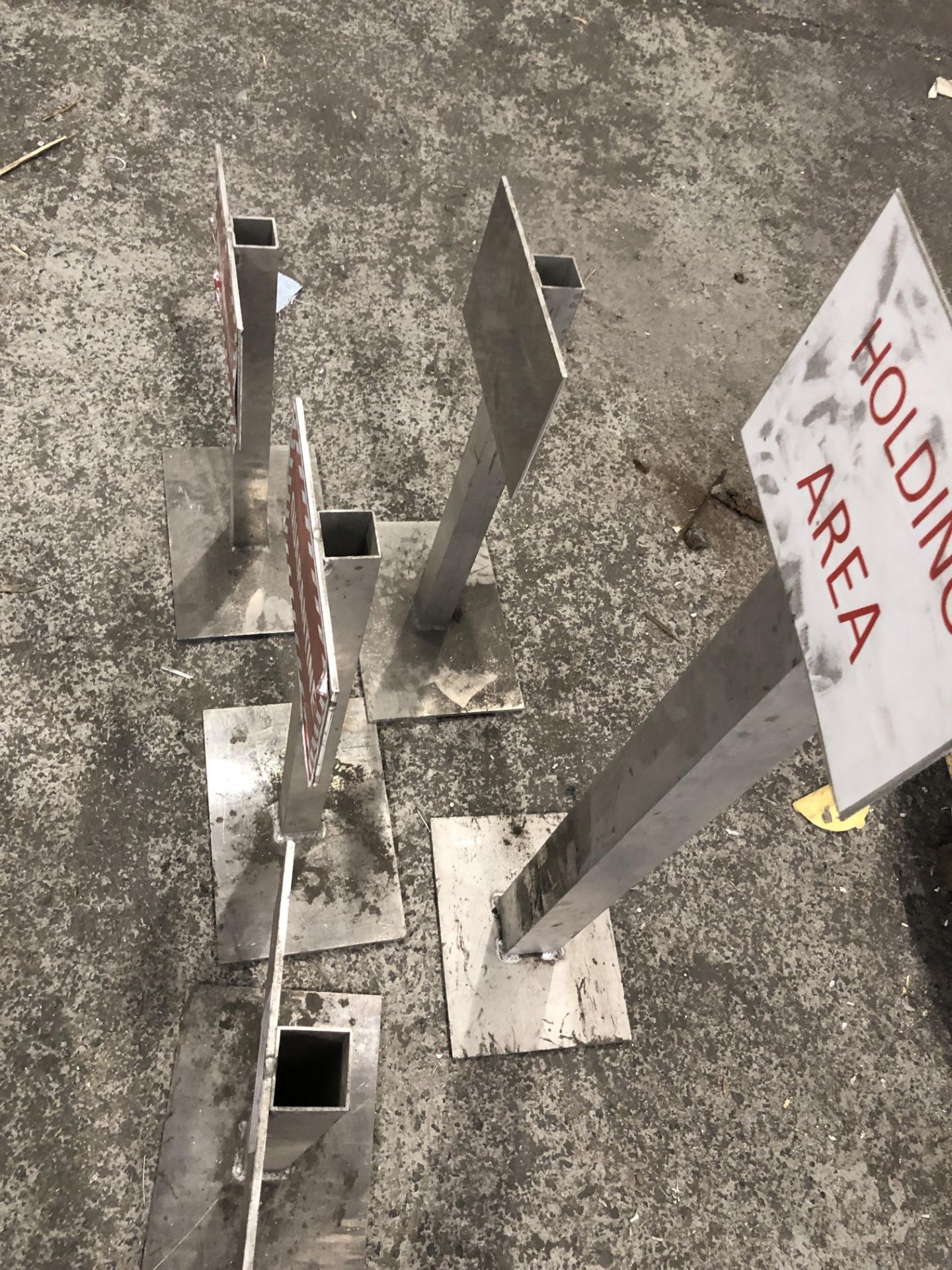 Five Various Fabricated Sign Posts (Please note: Collection by appointment Wednesday 27th or - Image 9 of 9