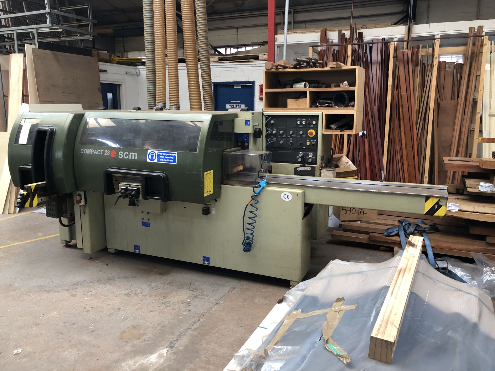 SCM Compact 23 four Sided Planer / Moulder Serial No: AB112396 (1997) 3phase (Please note: Item - Image 5 of 28