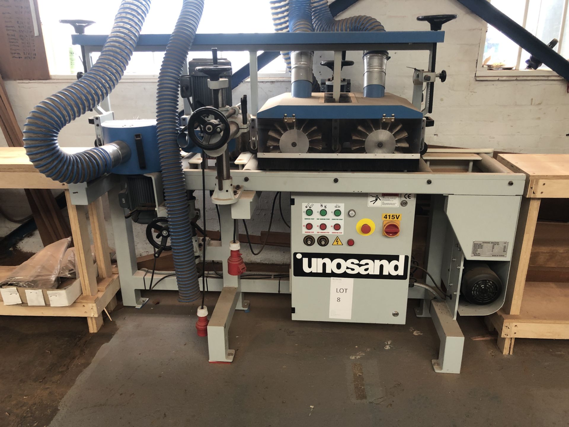 Unosand Model SL/300/55 Sanding Machine Serial No: H3074 (11/2016) 3phase(Please note: Item needs