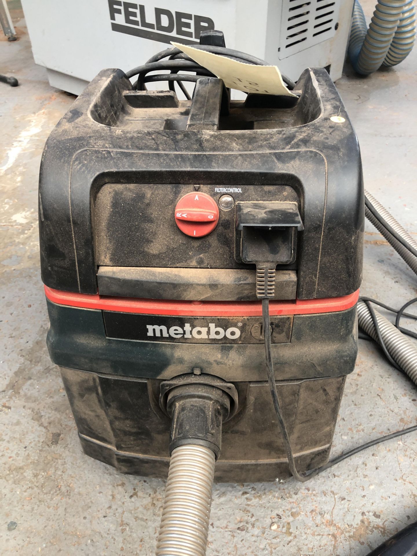 Metabo ASR25L SC Multi Dust Extraction Unit complete with Festool ets 150/5 EQ Orbital Sander ( - Image 7 of 9