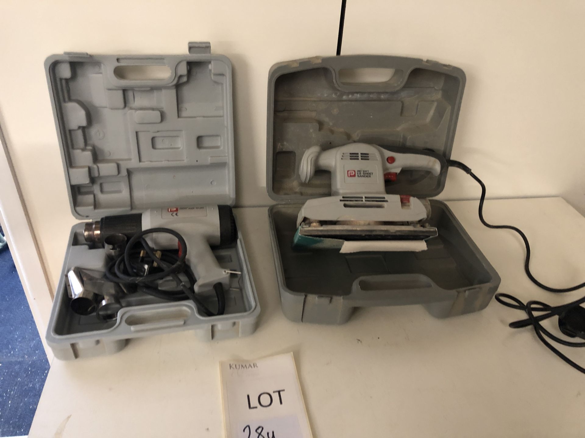 Borsch Hot Gun & Borsch Sheet Sander (Please Note: Collection by appointment Tuesday 26th March From