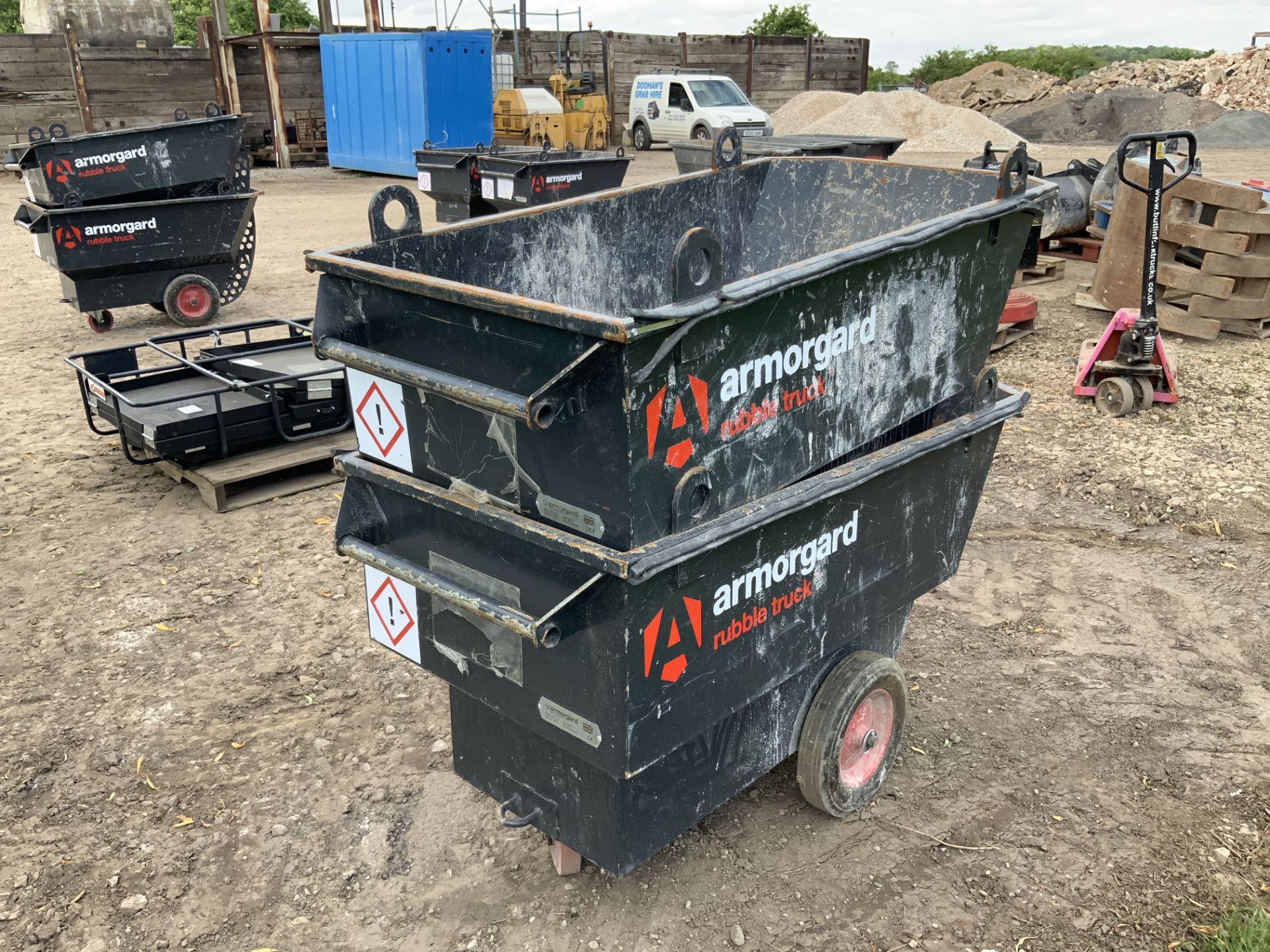 2: Armorgard, RT 400, Range Rubble Trucks, SWL 750Kg, Serial No.Z27408 & Z27875 (2018) - (Located in - Image 3 of 7