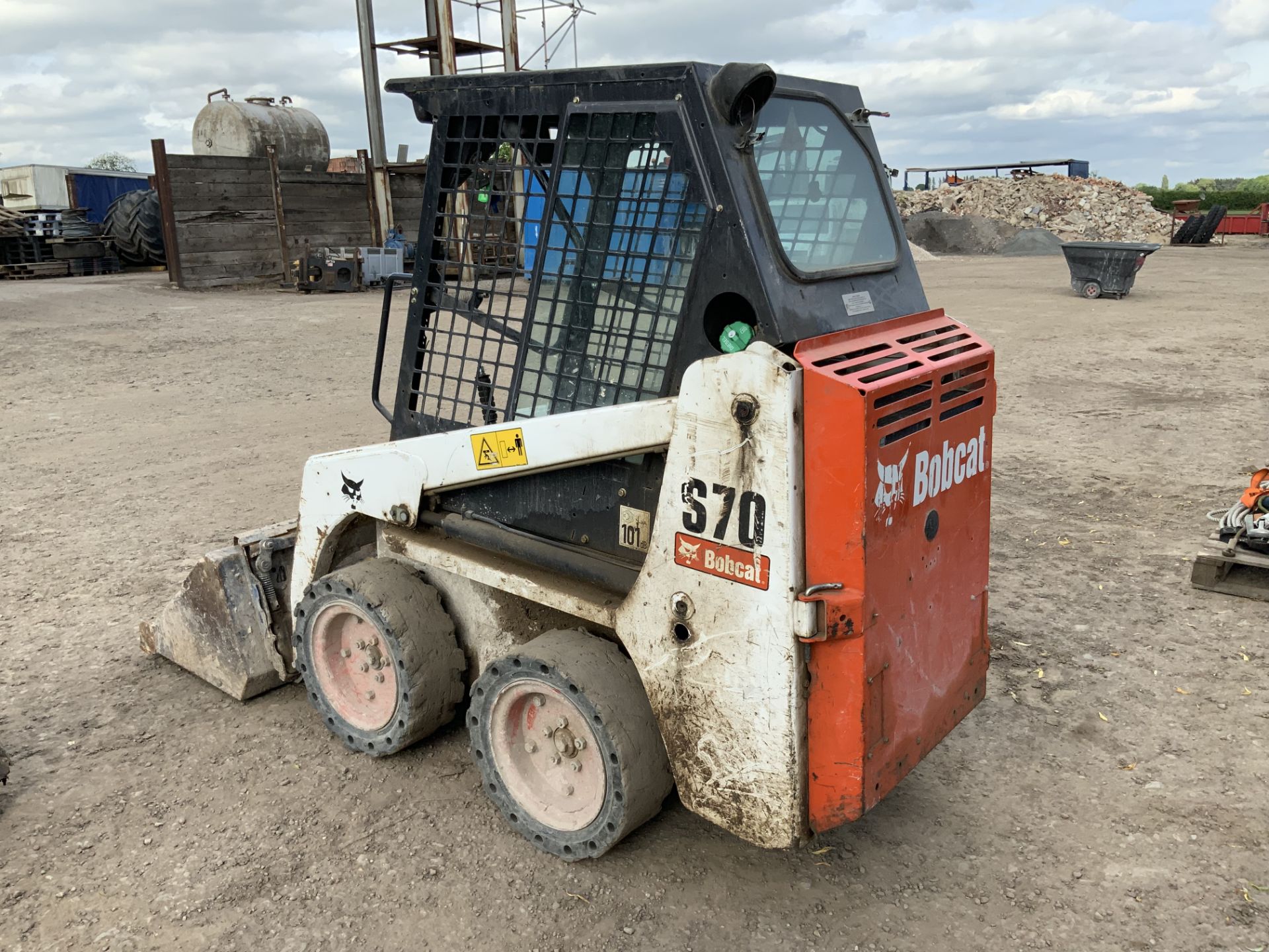 Bobcat S70 Compact Skid Steer, Serial No. B38W12764 with Bucket (2017) Hours 371.9 - (Located in - Image 5 of 11