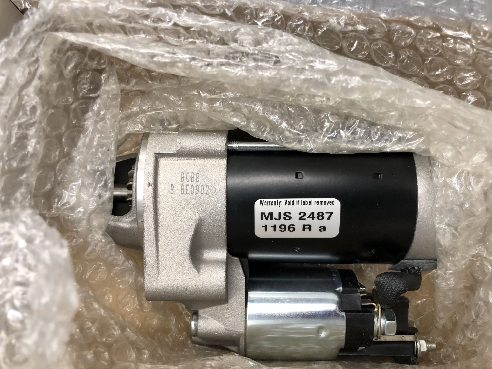 Make Unknown Starter Motor MJS 2487- - Collection By Appointment on Wednesday 12th June 2019) - Image 3 of 3