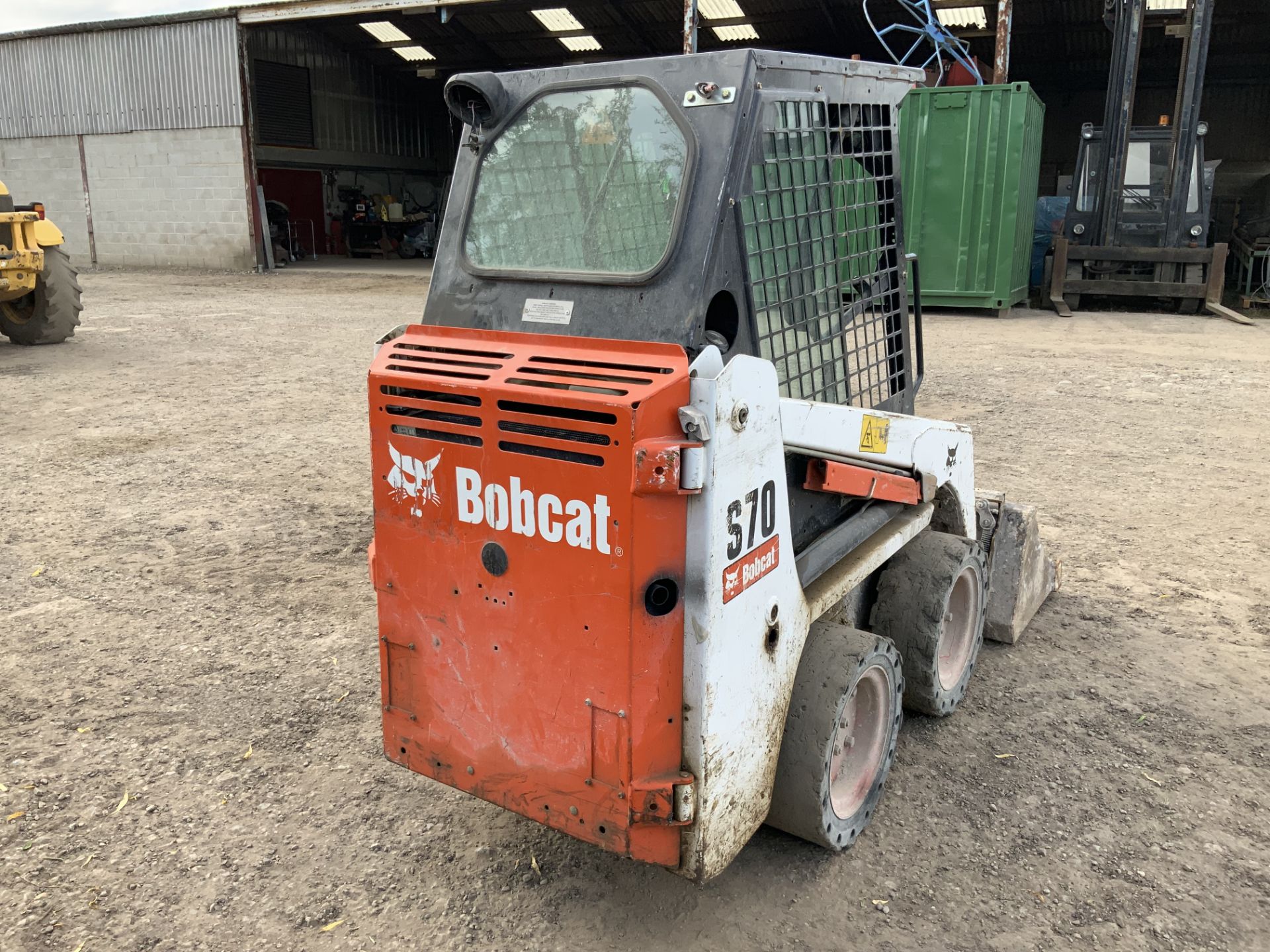 Bobcat S70 Compact Skid Steer, Serial No. B38W12764 with Bucket (2017) Hours 371.9 - (Located in - Image 7 of 11