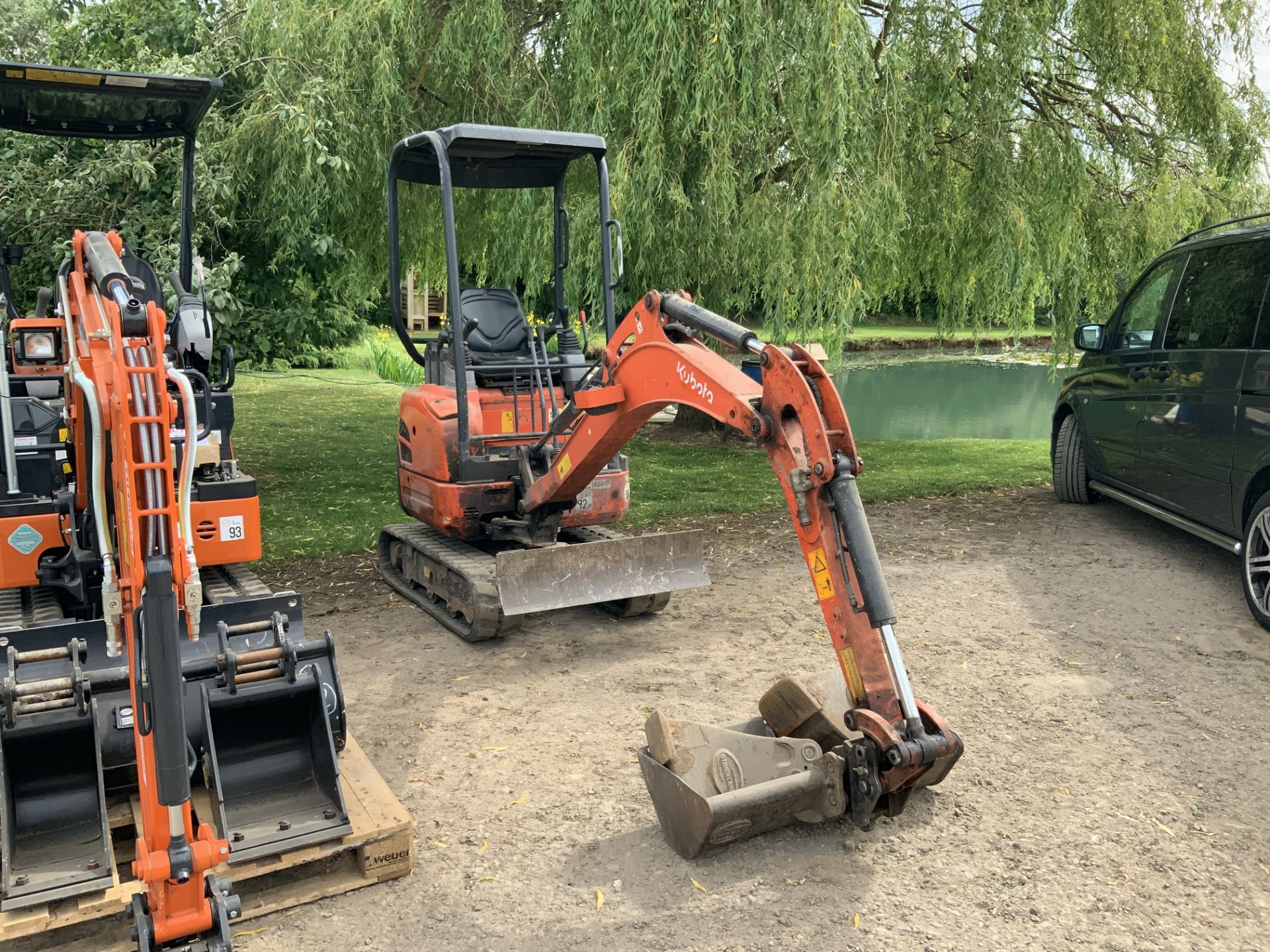 Kubota U17-3 Mini Rubber Tracked Excavator, 2,624 Hours, Serial No.27327, (2016) with 3 Buckets as - Image 3 of 17