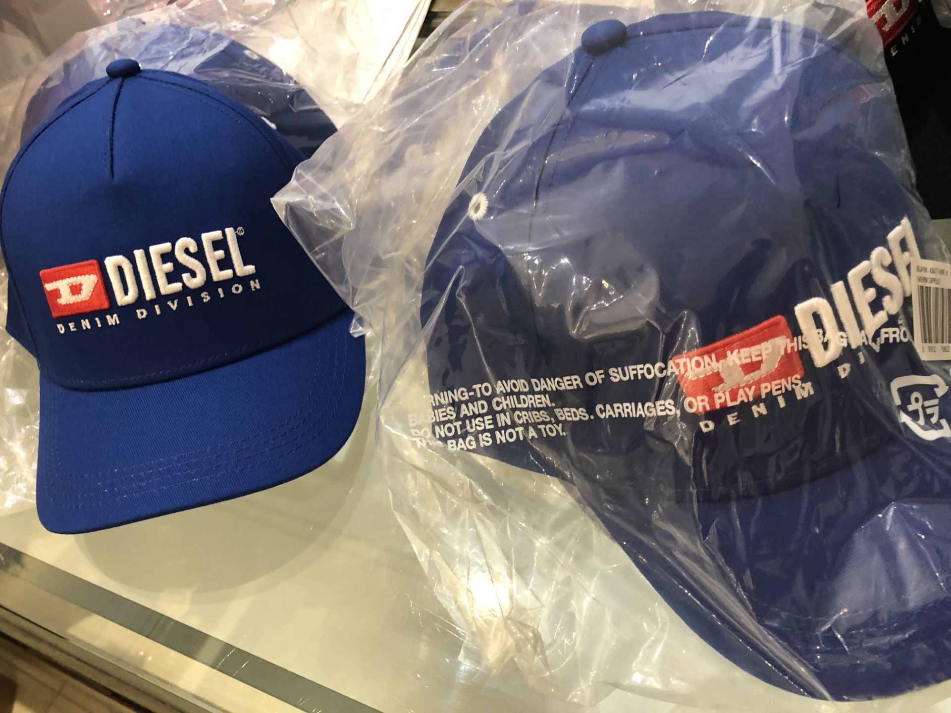 Box 82 - Diesel 2019 Baseball Hats -Yellow 2: 4yrs 2: Medium 2: Large Baseball Hats - Blue 2: - Image 5 of 25