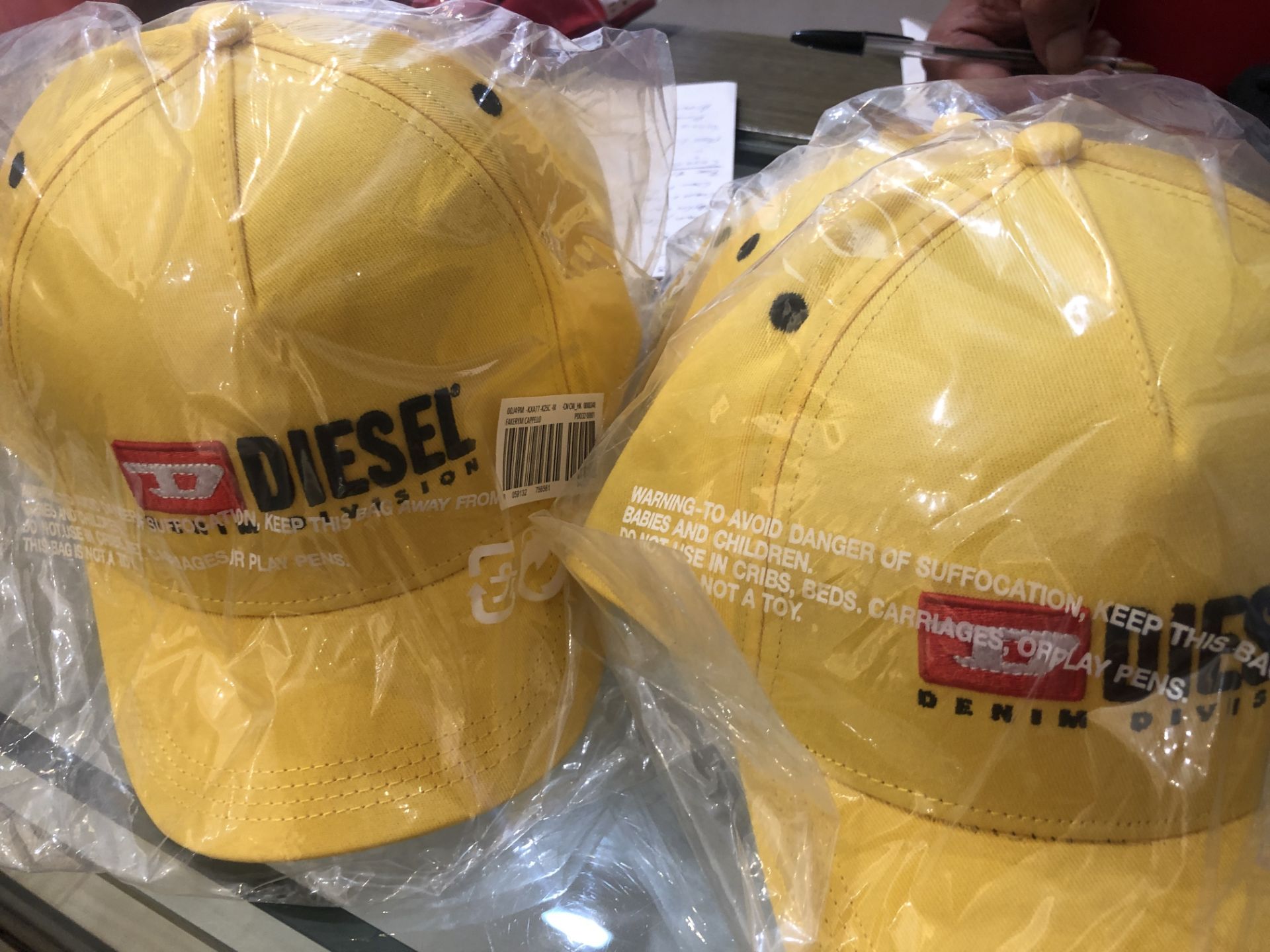 Box 82 - Diesel 2019 Baseball Hats -Yellow 2: 4yrs 2: Medium 2: Large Baseball Hats - Blue 2: - Image 2 of 25