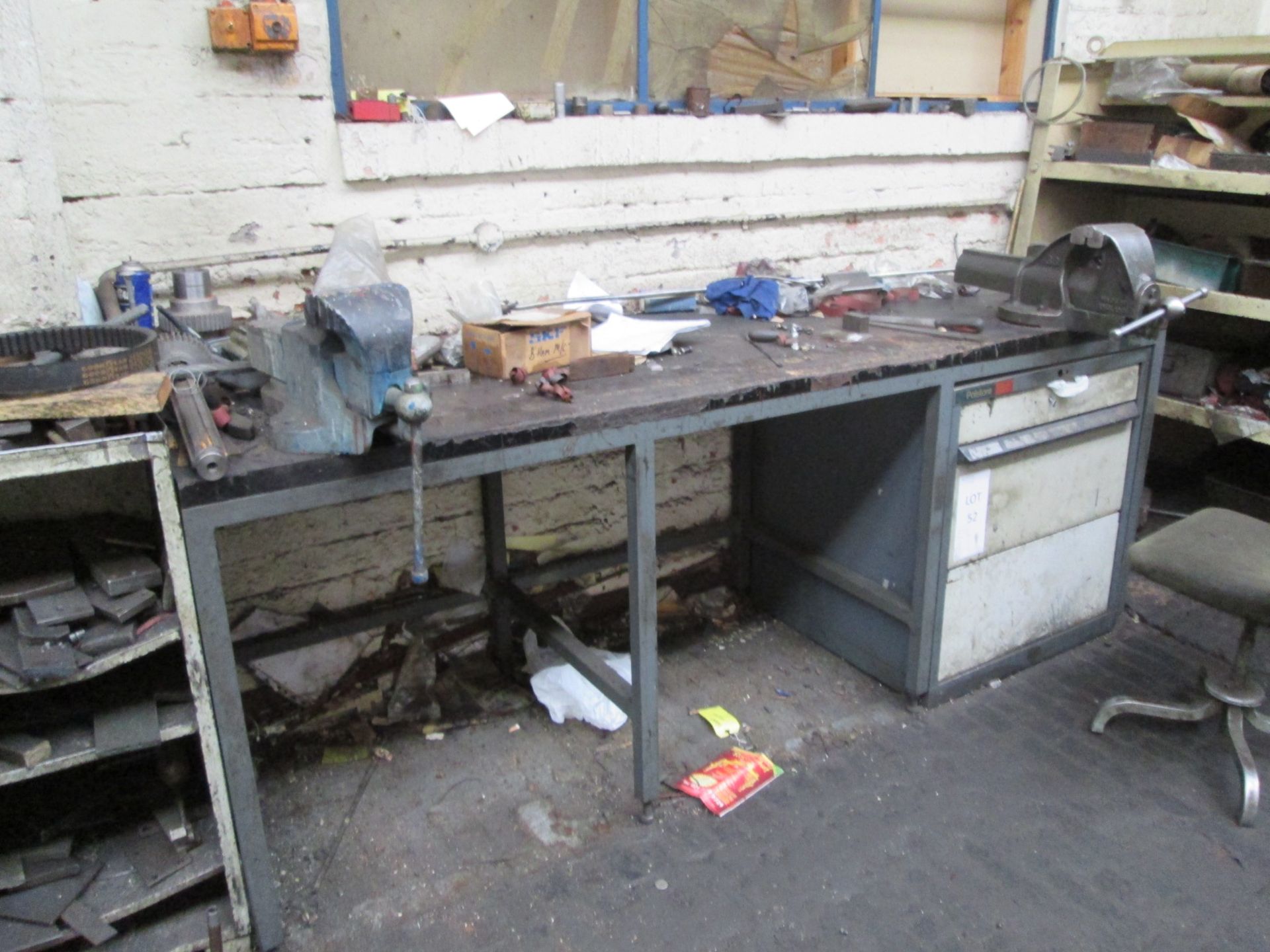 Work Bench, Tool Cabinet and Storage Shelving - Image 3 of 5