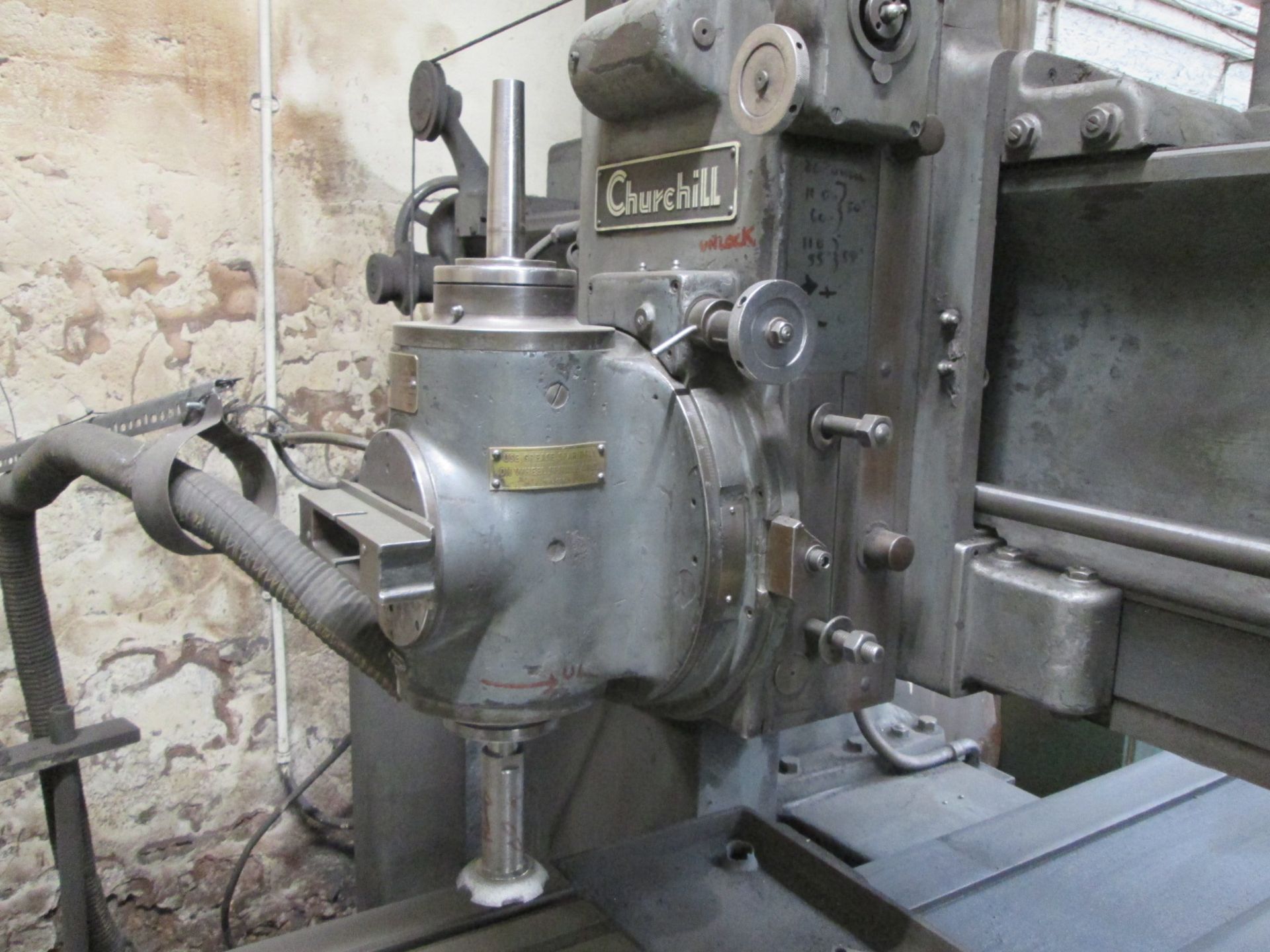 Churchill Slideway Grinder, Single double spindle swivel grinding head, Table size 1830 mm x 615 mm - Image 5 of 11