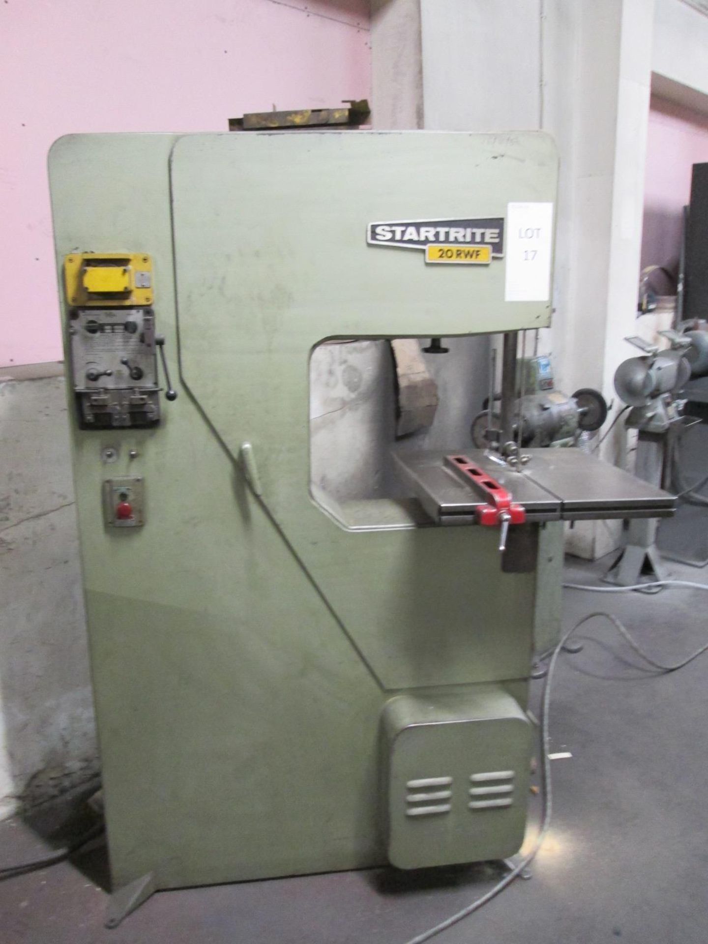 Startrite 20 RWF Vertical Bandsaw, Table size 530 mm x 530 mm, Throat 505 mm, Blade welding