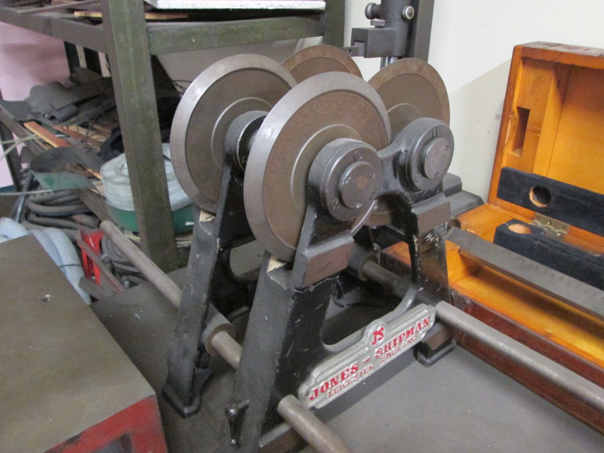Inspection Equipment, To include 1000 mm height gauge, J&S wheel balancer, 600 mm bench centres, - Image 6 of 9