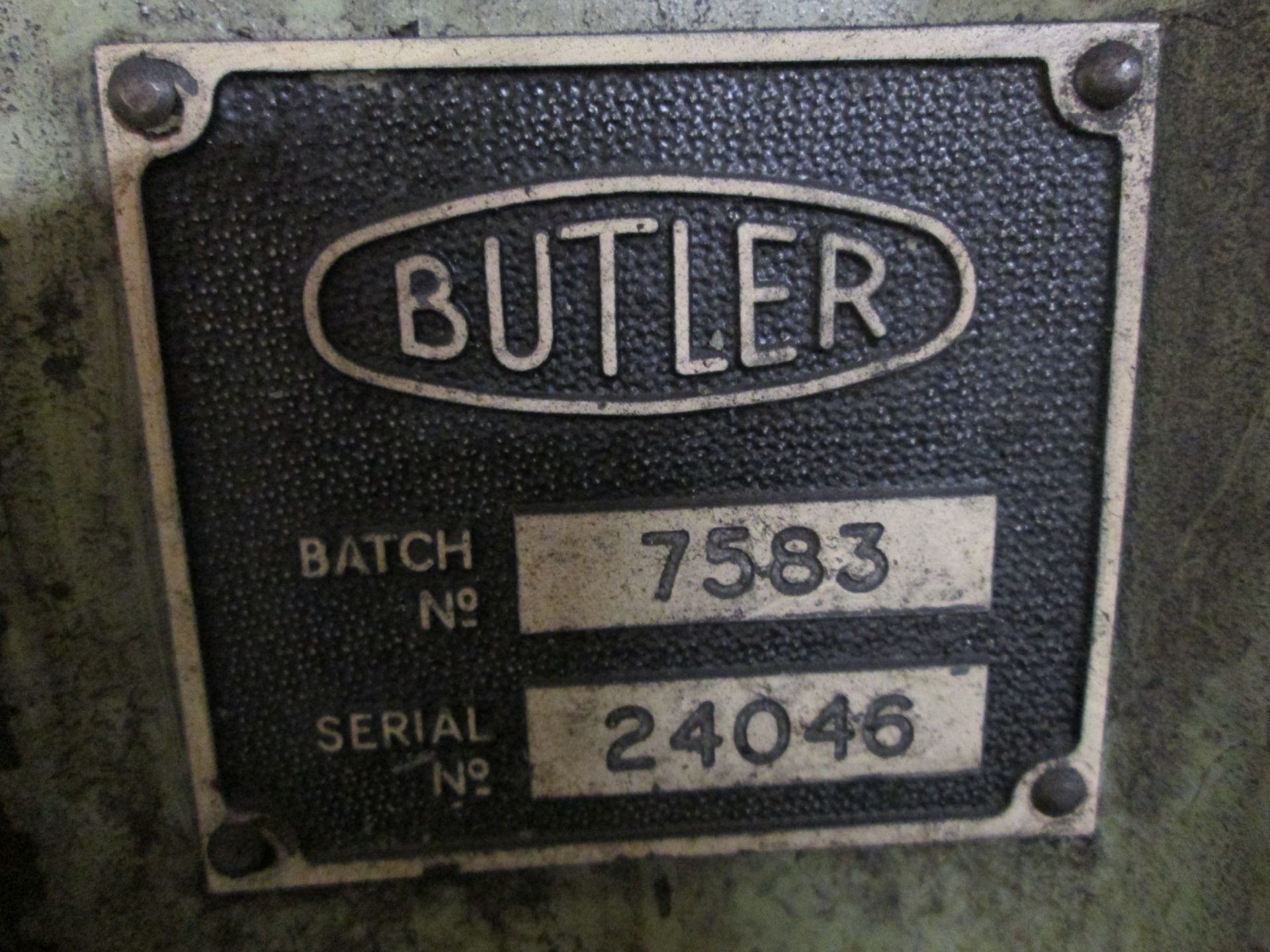 Butler 18" Shaper, S/N 24046 - Image 5 of 6