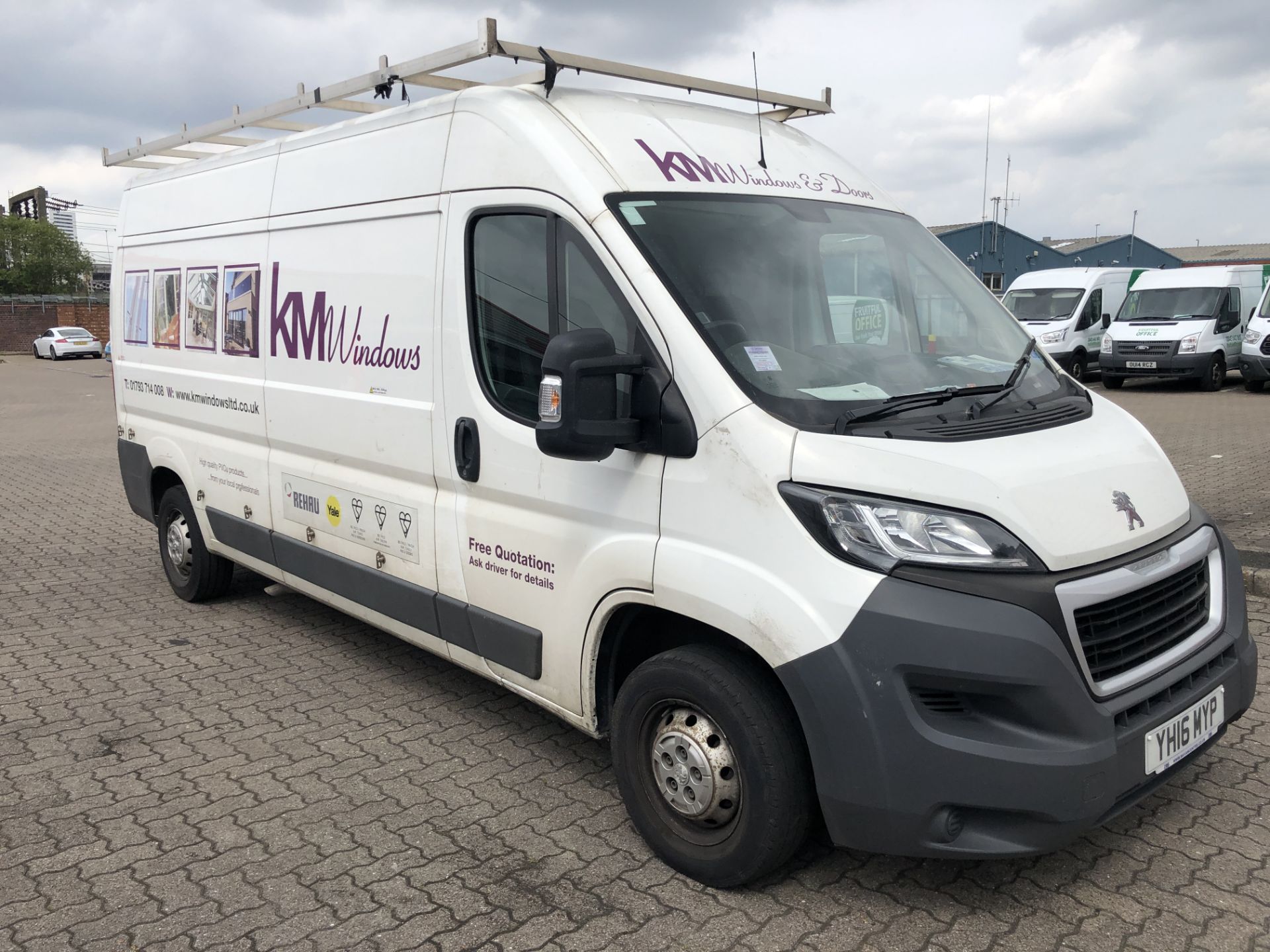 Peugeot Boxer 335 L3 Professional, 2,198cc Diesel, 6 Speed Manual, Panel Van with Glass Roof Rack - Image 16 of 32