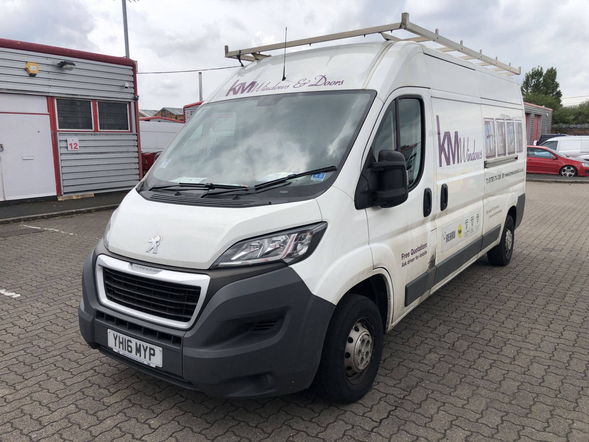 Peugeot Boxer 335 L3 Professional, 2,198cc Diesel, 6 Speed Manual, Panel Van with Glass Roof Rack - Image 3 of 32