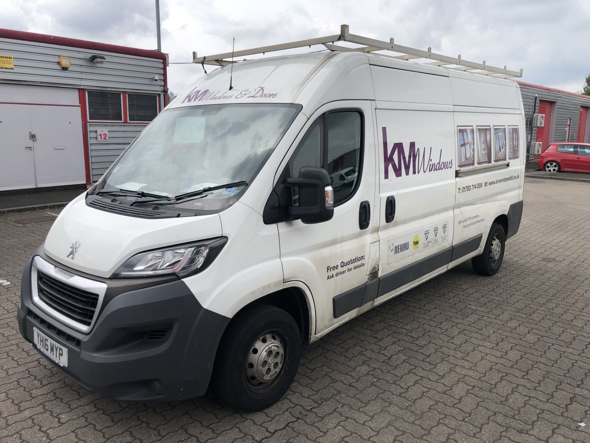 Peugeot Boxer 335 L3 Professional, 2,198cc Diesel, 6 Speed Manual, Panel Van with Glass Roof Rack - Image 5 of 32