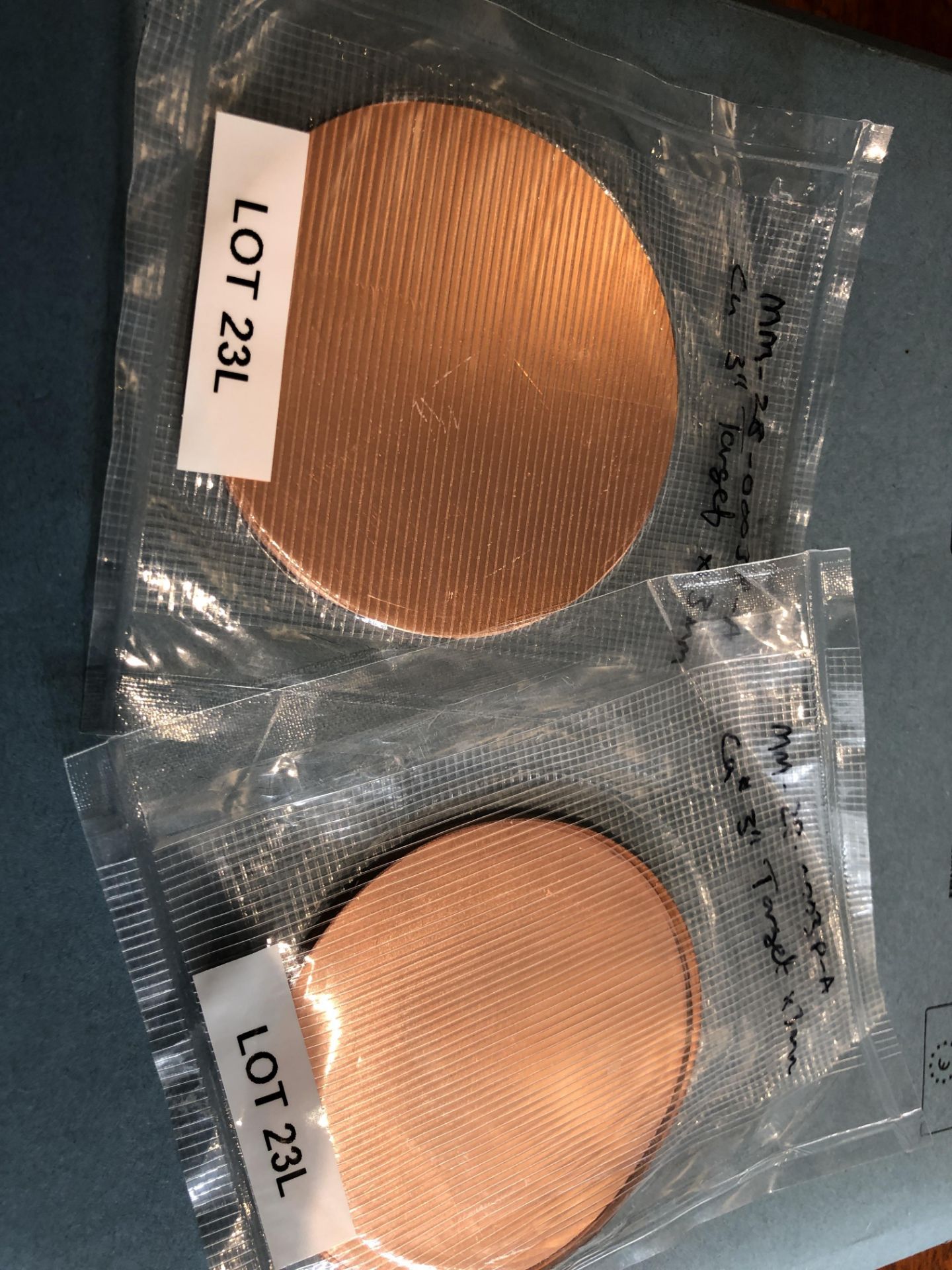 2: Copper Sputtering Targets - Purity 99.99% 3" Diameter x 3mm Thick I New Target - Weight 100g 1 - Image 7 of 9