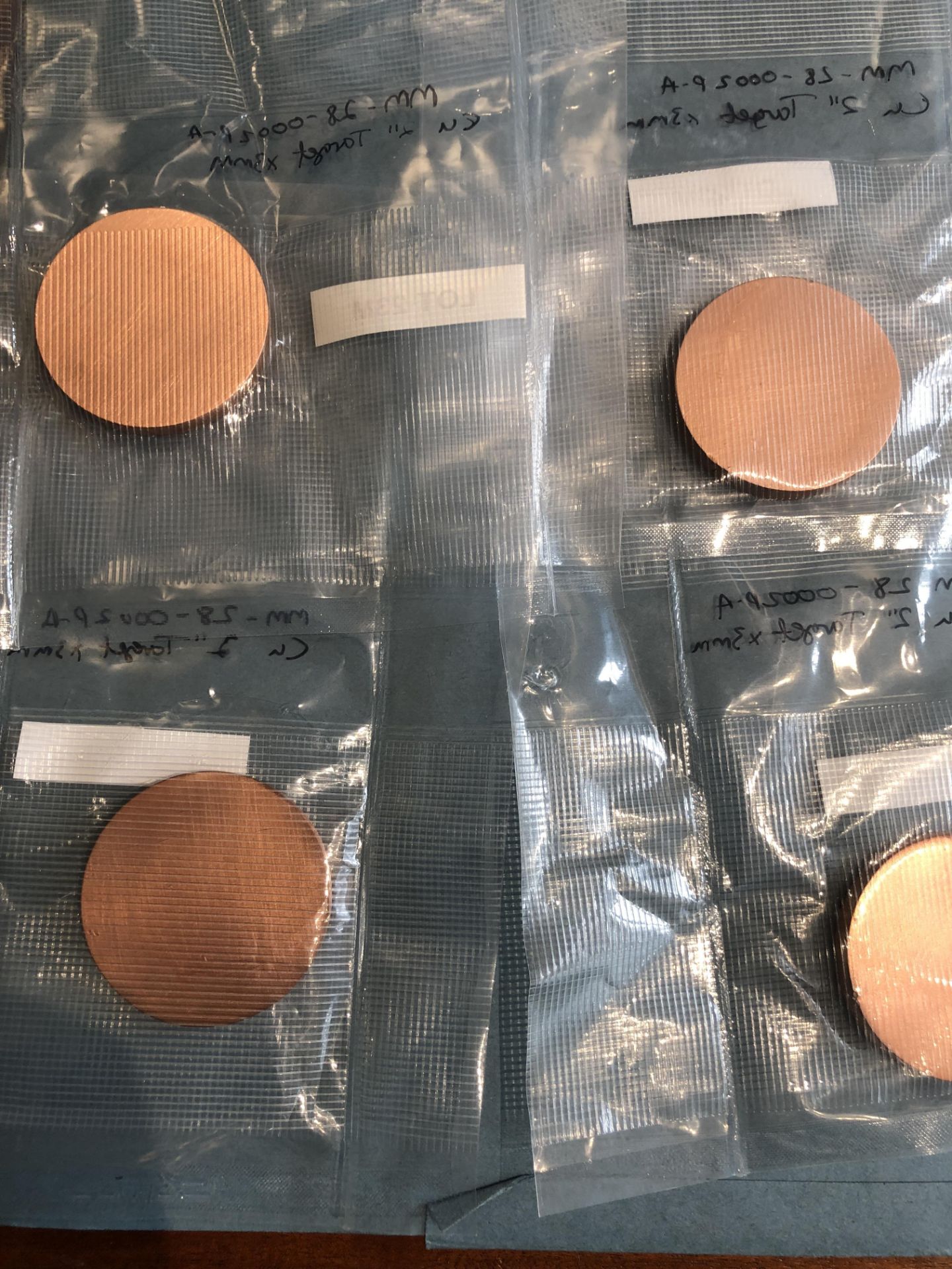 4: Copper Sputtering Target - Purity 99.99% 2" Diameter x 5mm Thick Each Target cira - 112g each - Image 7 of 9