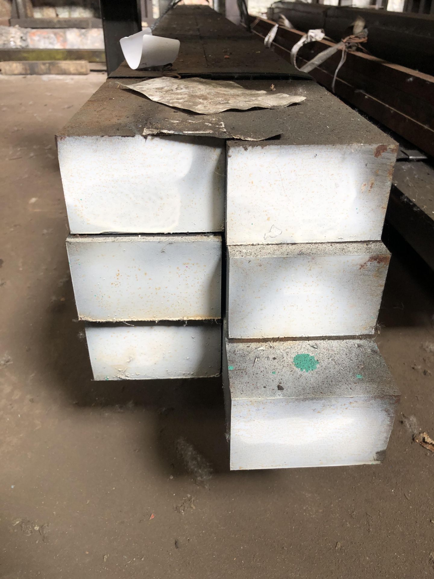 Batch 10746 - 6 x 101.60mm x 63.50mm Flat Bright Mild Steel, Length 3.480m Spec 080A15 Cast 16/ - Image 2 of 4