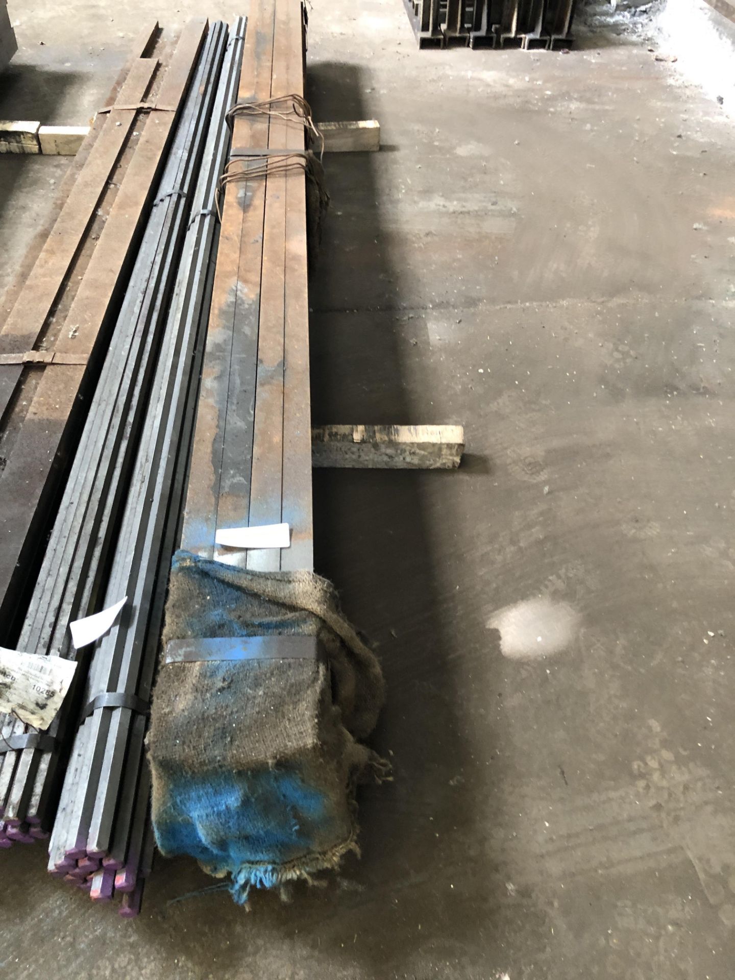 12: 78w x 45h x 3000l Rectangular Section Steel Bars - Image 2 of 4