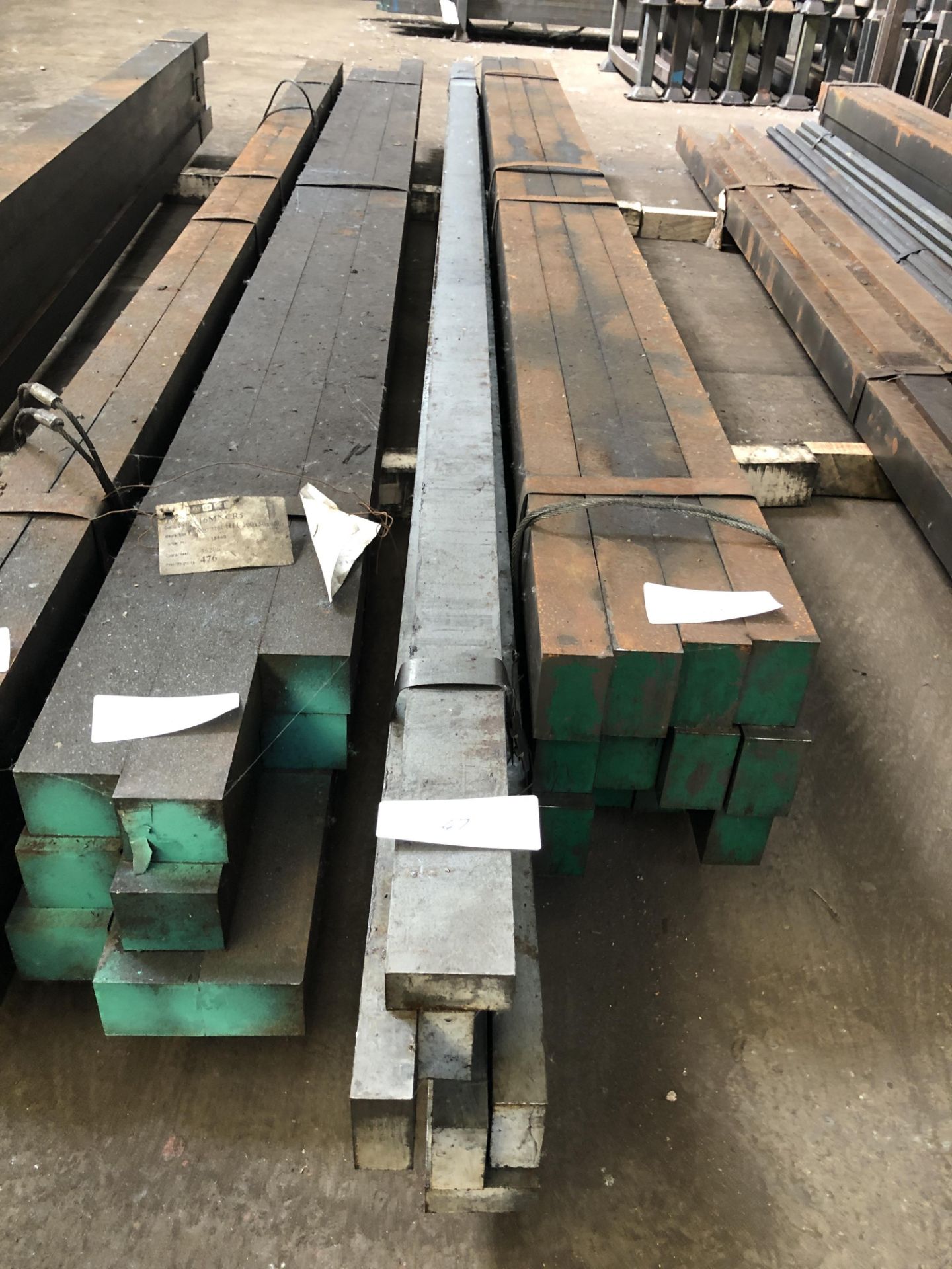 6: 71w x 35h x3000l Rectangular Section Steel - Image 2 of 2