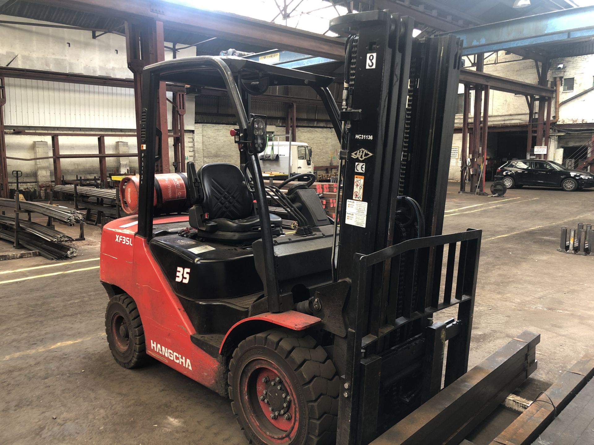 Hangcha XF35L, LPG Fork Lift Truck Model CPYD35-XW22B. Serial No: A5AG05249. (2017/08) - Image 2 of 17