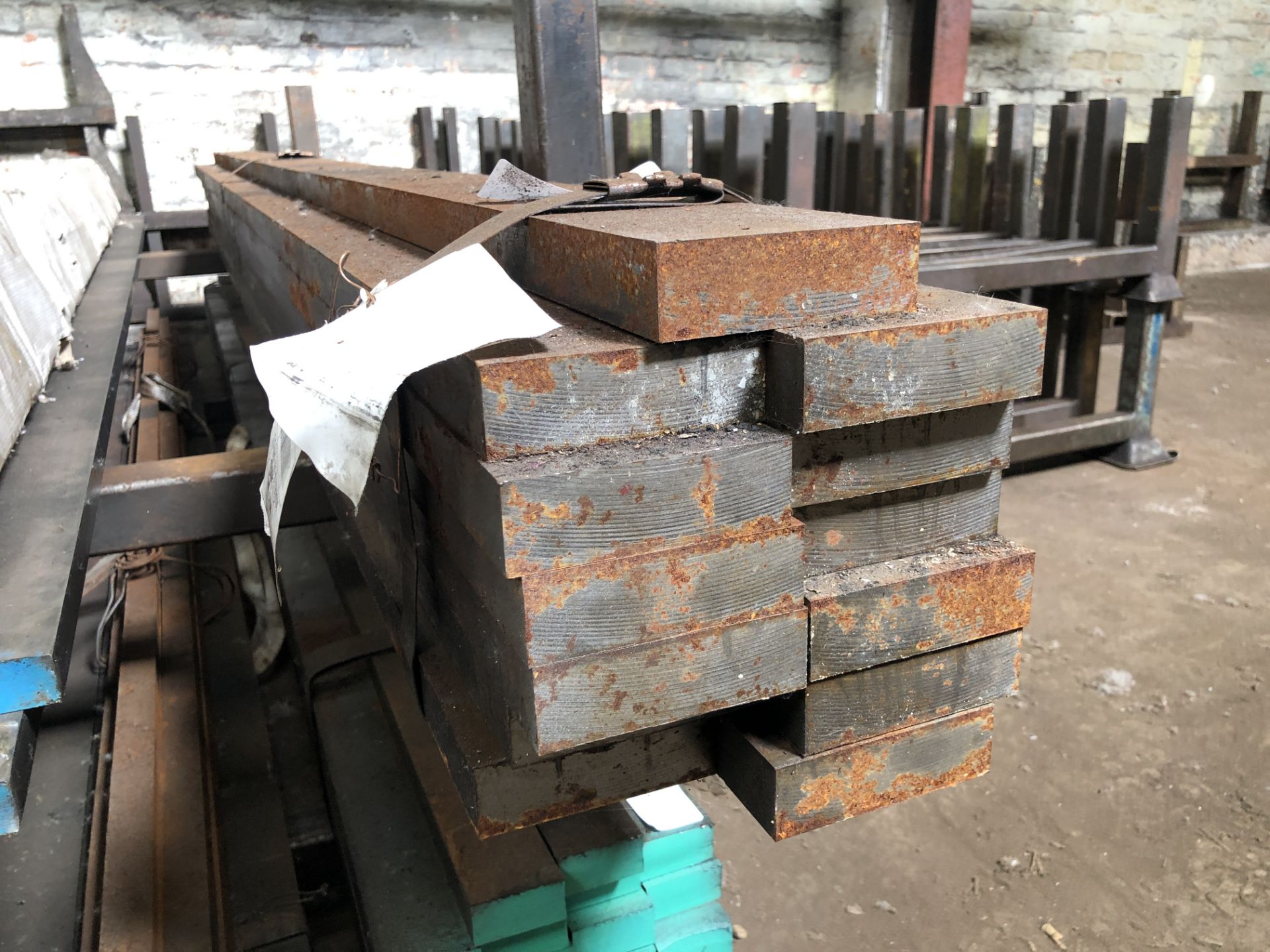 Batch 3209 - 13 x 4" x 1 1/4" Bright Mild Flat Steel, Length 3.100m, Cast 395/03 - Image 4 of 4