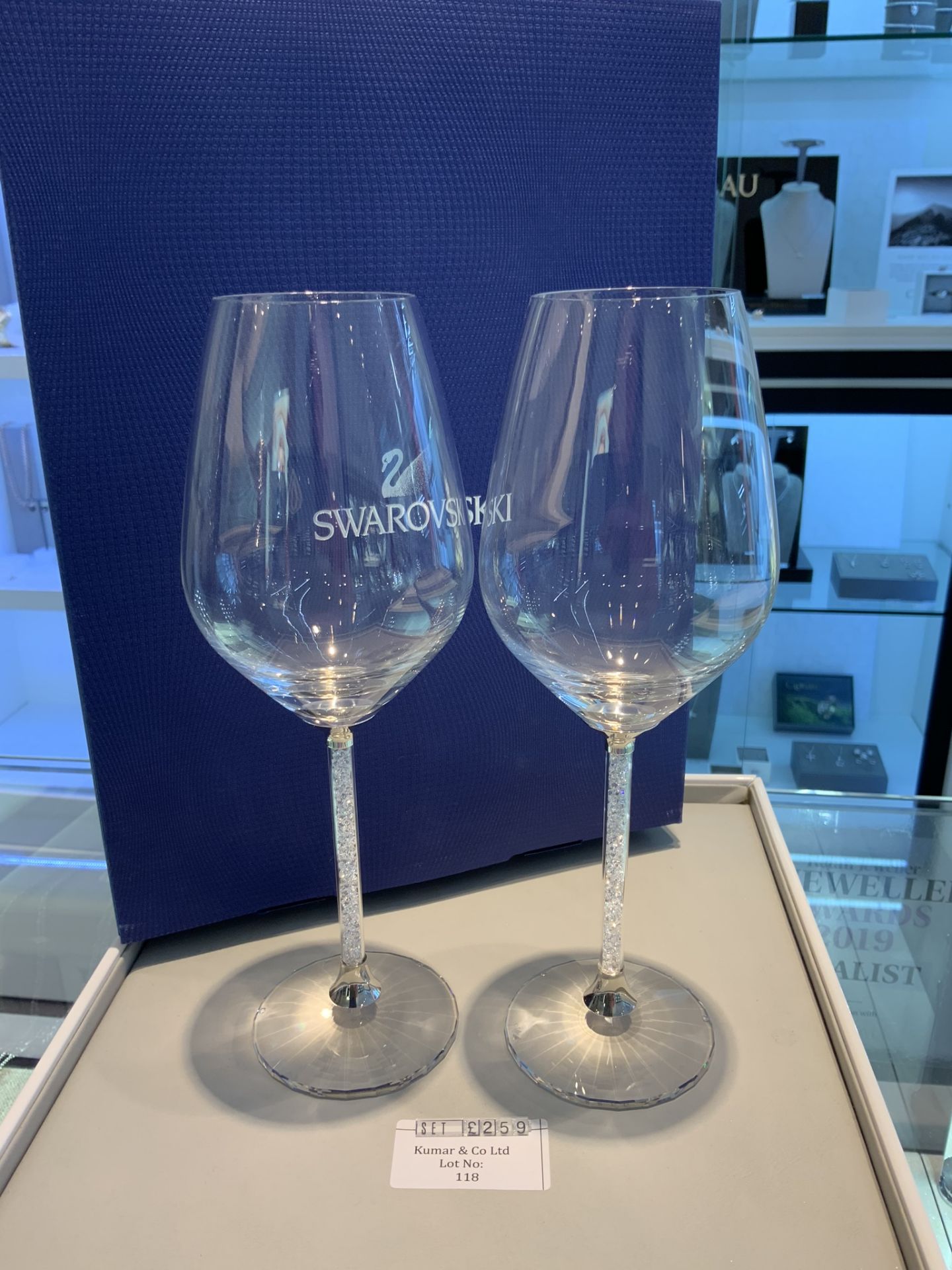 Swarovski Crystalline Red Wine Glasses (Set of 2) RRP £259