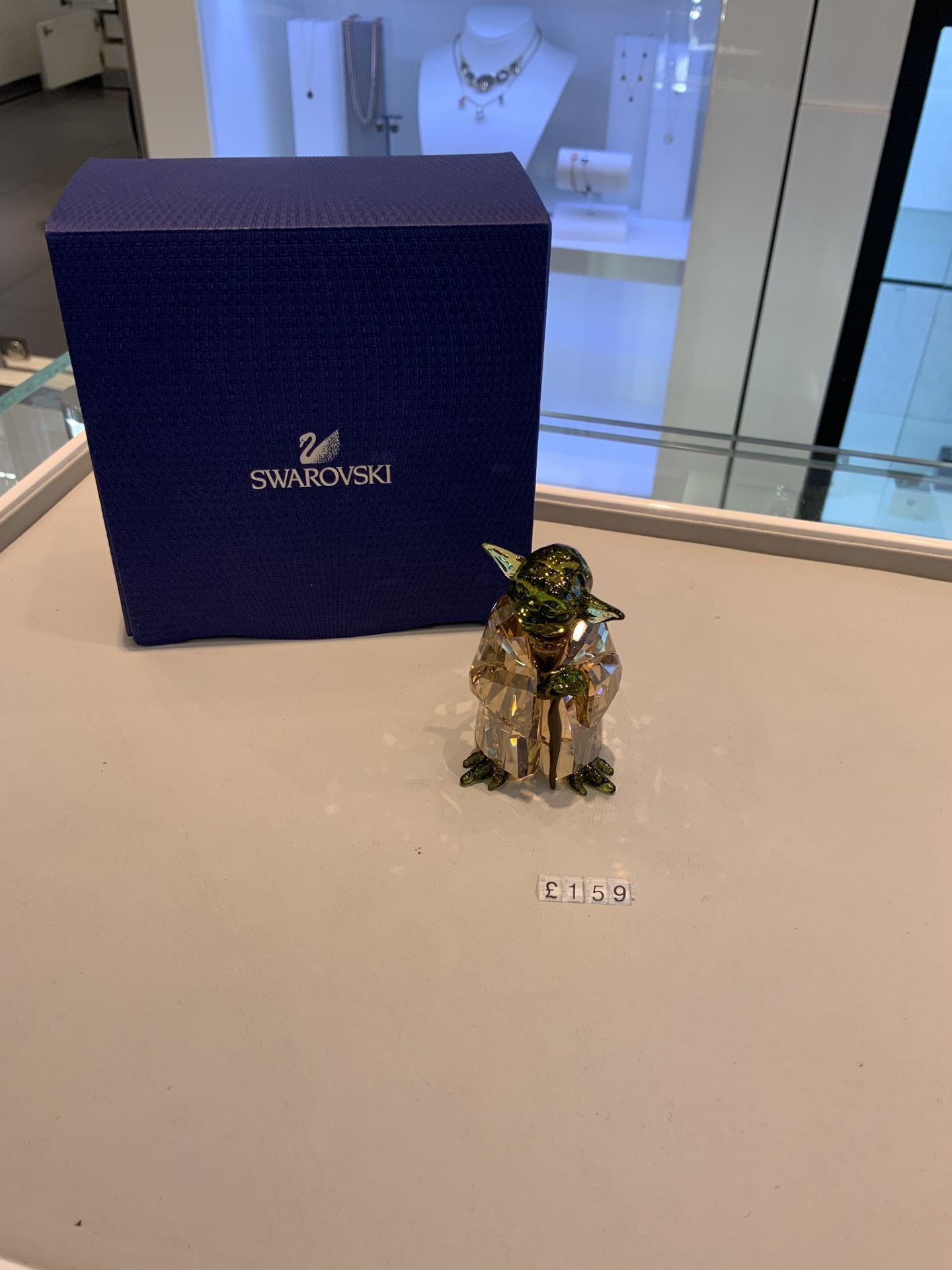 Swarovski Crystal Star Wars Master Yoda Figurine RRP £159 - Image 2 of 4