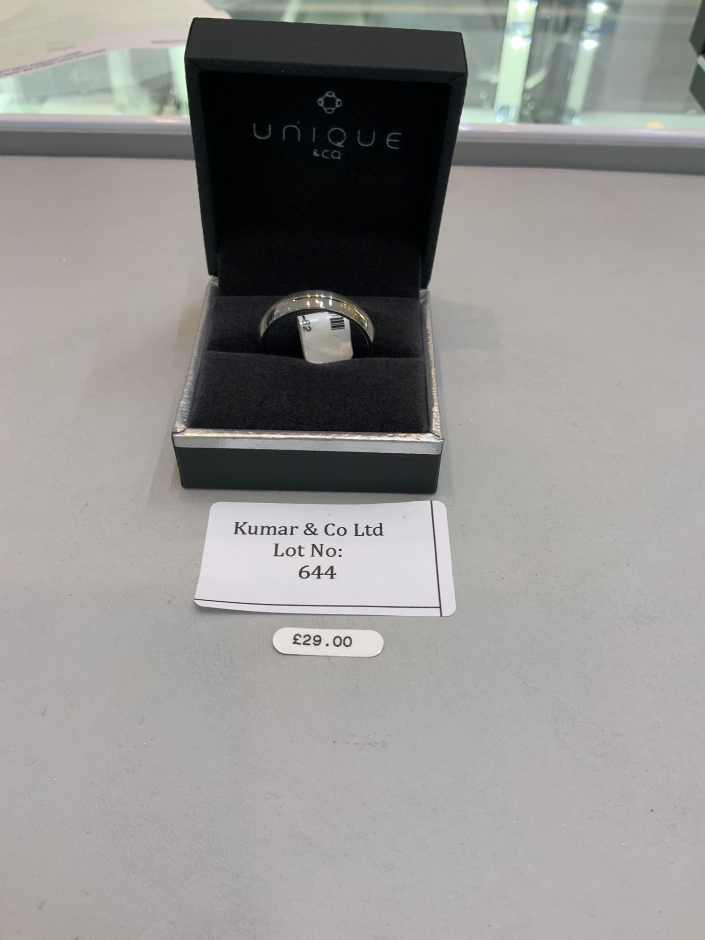 Unique & Co Tungsten Ring RRP £29