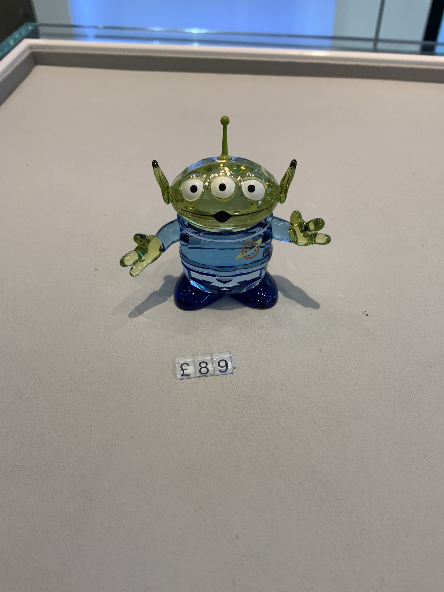 Swarovski Crystal Disney Pizza Planet Alien Figurine RRP £89 - Image 2 of 5