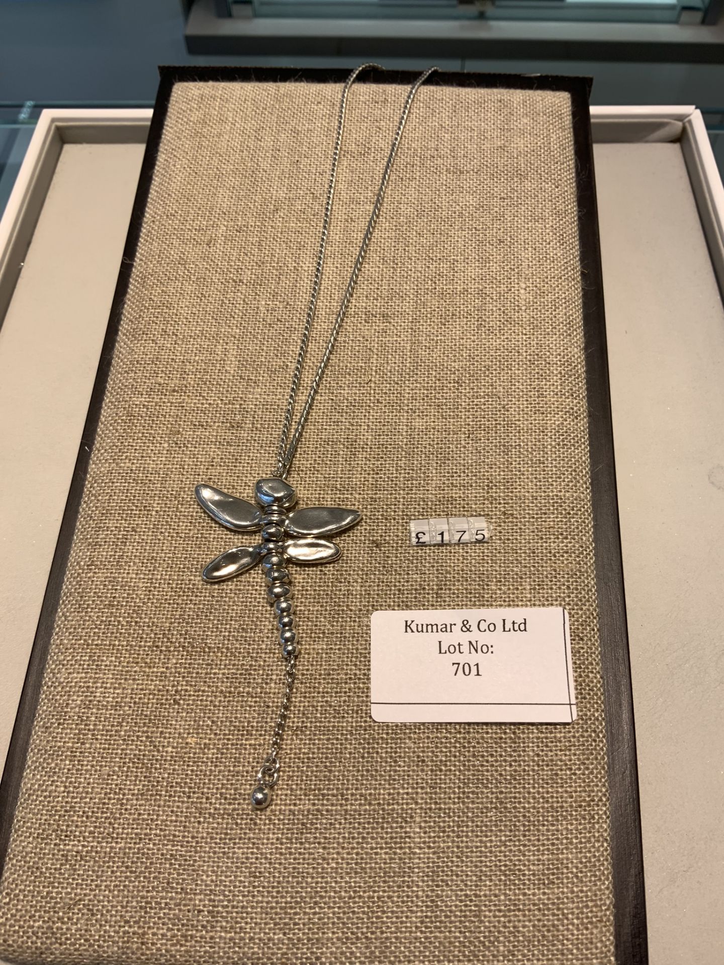 Uno de 50 Long Dragon Fly Necklace RRP £175